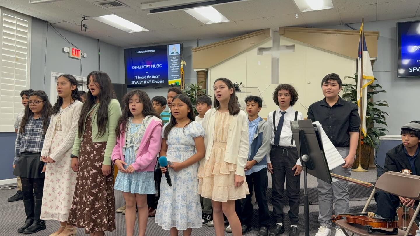 Proud of our 5th and 6th graders for participating in the San Fernando Valley Filipino church service. A special opportunity to worship and serve. 🙌