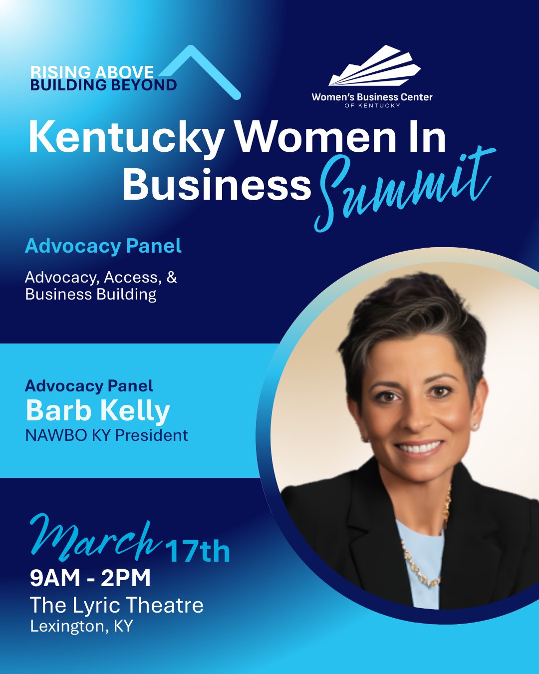 Advocacy matters, and women business owners deserve a seat at the table.
At the WBC of Kentucky Women in Business Summit, our Advocacy Panel brings together statewide and national leaders in entrepreneurship and economic development to discuss barriers, opportunities, and how advocacy can move the needle for women-owned businesses.
Panel Speakers:
Barb Kelly | Tori Wood | Attica Scott @atticascottky | Corinne Goble
They’ll tackle key questions like:
• Biggest challenges and opportunities for women entrepreneurs
• How policy, funding, and partnerships impact small businesses
• Ways entrepreneurs can engage with government and advocacy today
• Actions every woman business owner can take to strengthen her voice
Ticket sales close today, at 2:00pm. Join us for a conversation that empowers, inspires, and moves Kentucky forward.
📍 Kentucky Women in Business Summit
🗓 March 17 | 9AM–2PM
📍 The Lyric Theatre | Lexington, KY
🎟 Tickets available with the link in our bio: @wbckentucky
#WBCofKY #WomenInBusiness #RiseAboveBuildBeyond #KYSmallBusiness #BusinessAdvocacy