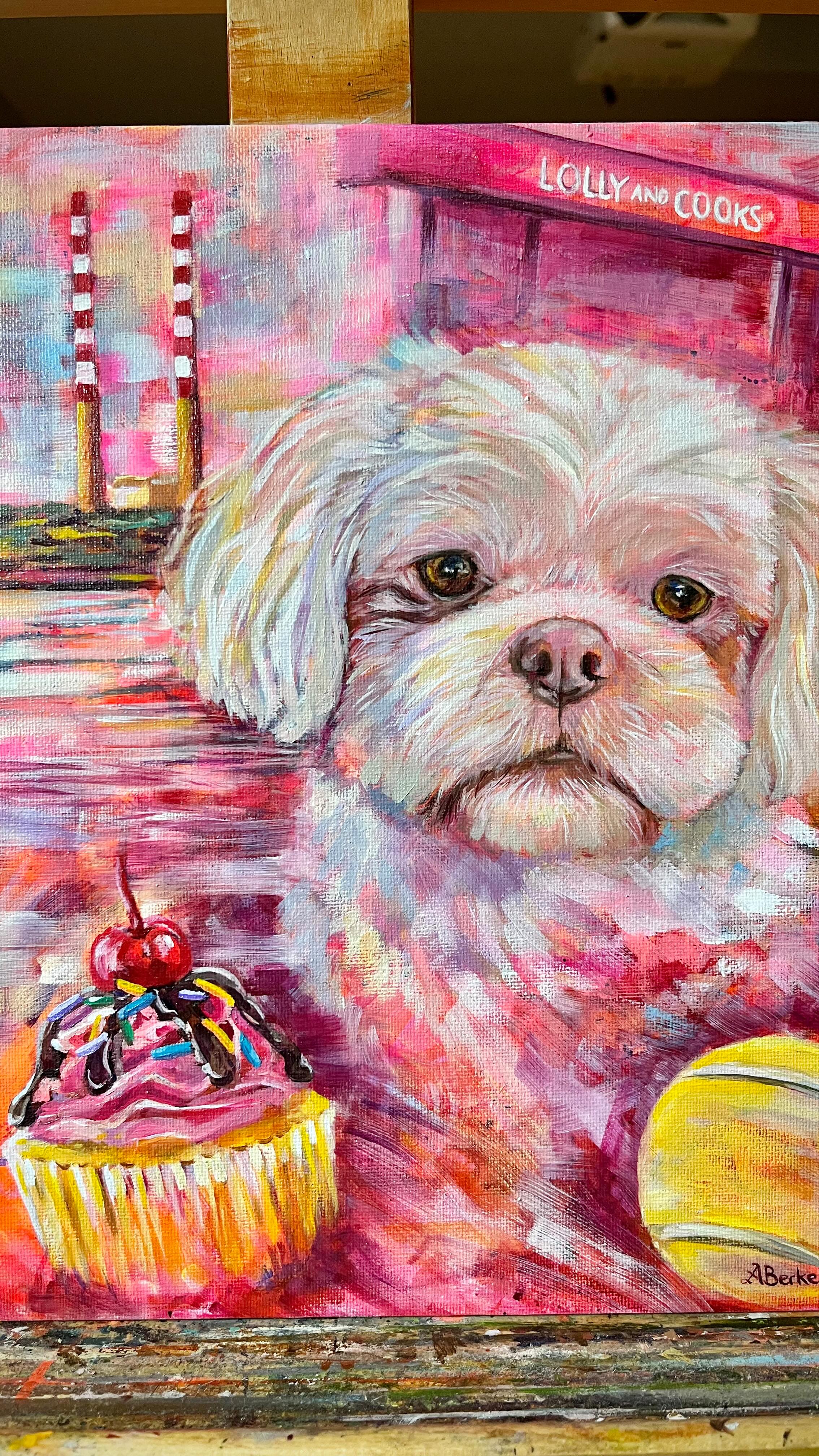 An update on Olliepop! This has been such a fun piece to create. Going against my usual instincts as an artist to place each brush stroke with perfection in mind.
Already looking forward to doing another piece in this style..
#petportrait #petpainting #abstractart #uniqueart