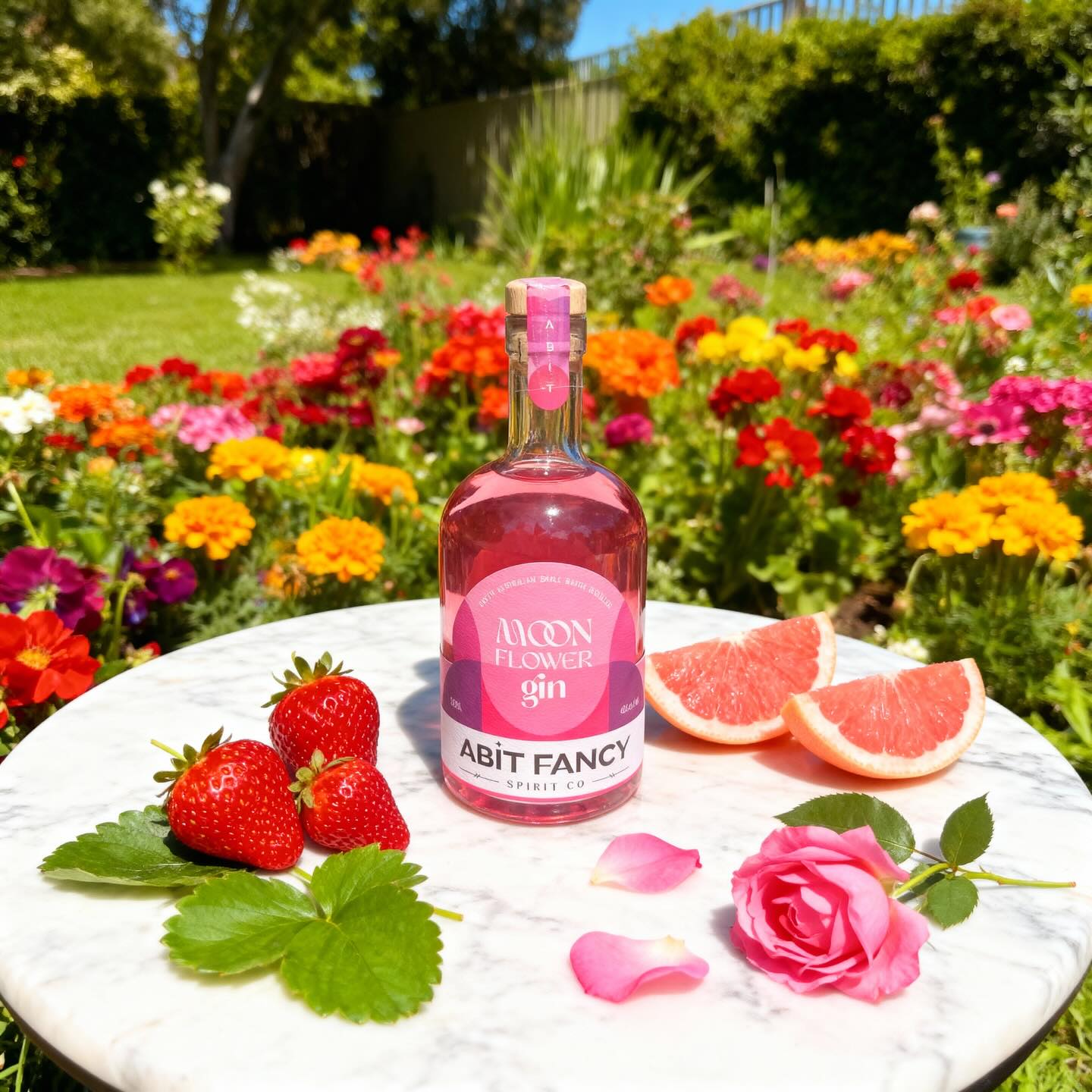 A delicate floral Gin with vibrant fresh Grapefruit! Our Moonflower Gin is simply stunning 🤩 #adelaidehillsgin #adelaidehills #buysa #localgin #nairnesouthaustralia