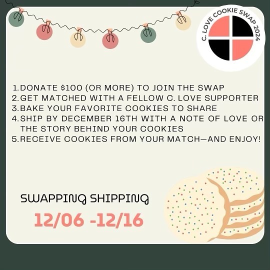 🍪✨ There’s still time to join the C. Love Cookie Swap and make a difference this holiday season! Help us raise funds for instructor fees while connecting with our amazing community. 🌟
How it works:
💰 Donate $100 to join the swap.
🍪 Get matched with a fellow cookie lover.
📦 Ship your cookies by Dec. 15th with a note or story.
🎁 Receive cookies—and maybe win a bonus box of C. Love’s famous shortbreads!
Not a baker? You can still support CLBA programs with a tax-deductible donation. Every contribution helps us spread love and cheer this holiday season.
How to Donate:
Visit c-lovebakingacademy.com/donate and write “COOKIE SWAP” in the comment section to give. ❤️
Let’s bake, share, and give back before the year ends. Together, we can make a difference! #CLoveCookieSwap #HolidayBaking #Fundraiser #SpreadLove #BakeForGood #BakingFuturesBright