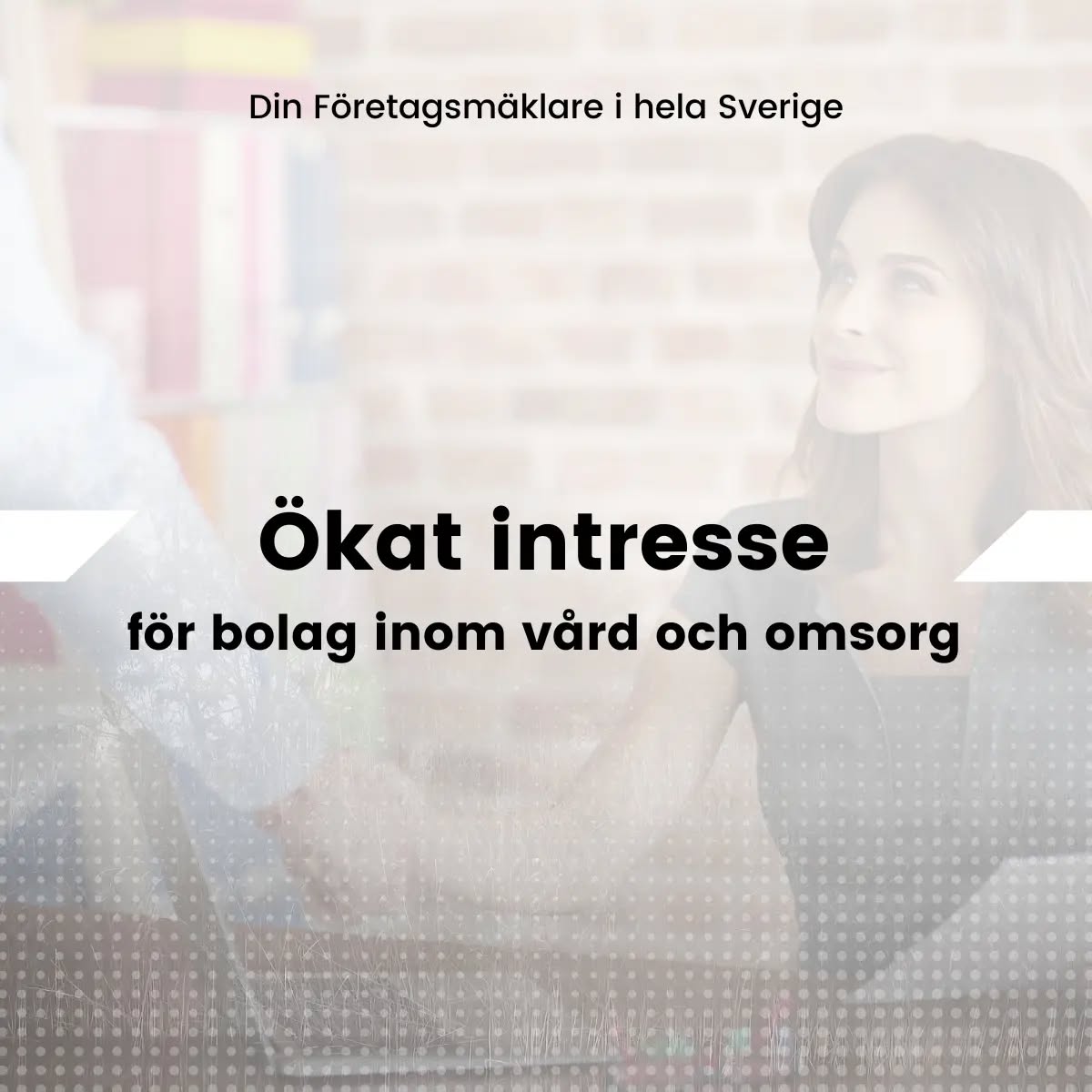 Vi har nyligen genomfört flera framgångsrika företagsförsäljningar och ser ett ökat efterfrågan från investerare som söker både stora och små bolag – oavsett om de är väletablerade eller nystartade, med eller utan kunder.
Vi hjälper både säljare och köpare att hitta rätt affär och ser till att processen går snabbt och smidigt. Om du funderar på att sälja ditt bolag eller letar efter nya affärsmöjligheter, kontakta oss idag!
#vårdsektorn #företagsförsäljning #företagsmäklare #affärsmöjligheter #vårdochomsorg