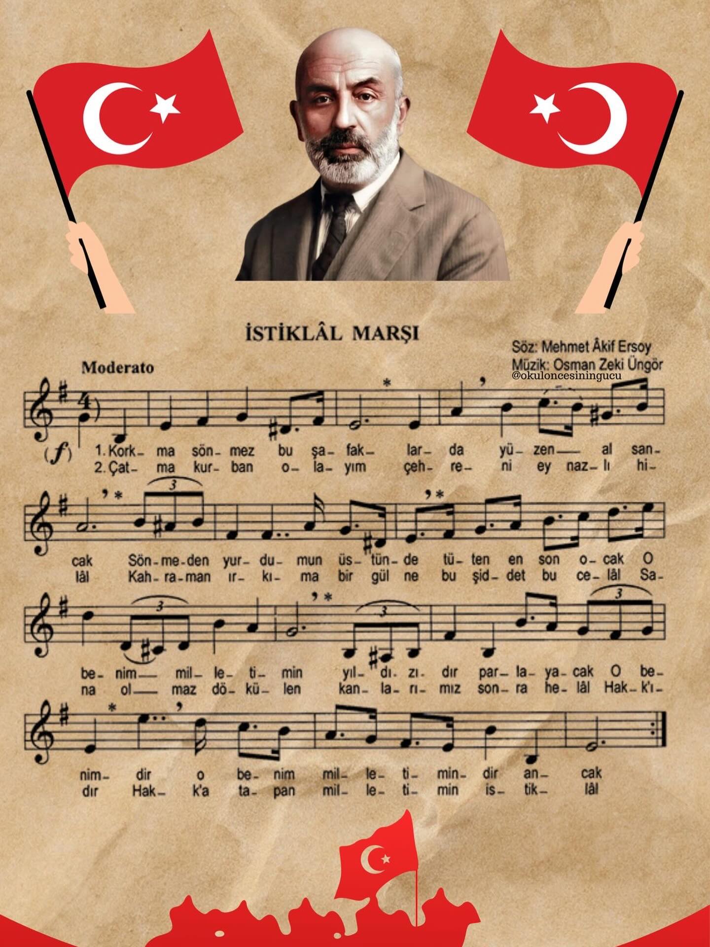 İstiklal Marşımız’ın Kabulünün 105.yılı Kutlu Olsun🇹🇷