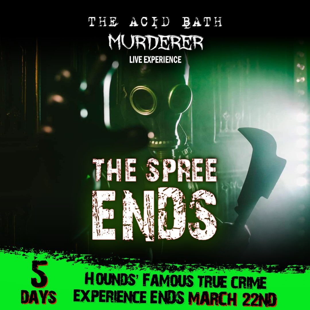 Have you heard? 📣
If not, WHY NOT? We’ve been on about it like crazy, and the date draws closer every minute.
Time is quickly running out to experience one of the most groundbreaking and famous shows in the UK 🚨
This is normally the bit where we write “don’t miss out”, but this is more of a “If you don’t get tickets QUICK, then you will have missed out on something extraordinary” kind of situation.
🔪 The Ultimate True-Crime Experience
📍 45 mins from Central London
📆 Book tickets in advance!
🎟️ Ticket link in bio 🎟️
@HoundsEscape
#LeaveRealityBehind
#TrueCrime #ImmersiveExperience #LondonAttractions #ThingsToDoInSussex