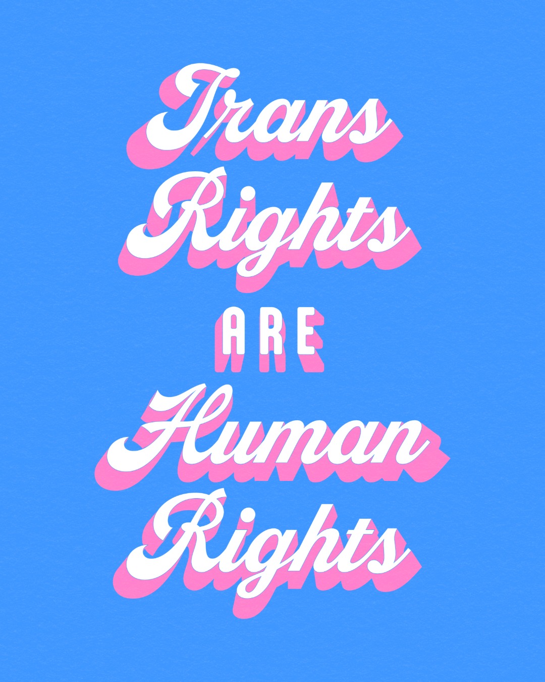 We fight for the trans community because everyone deserves to be treated with dignity and respect. 🏳️⚧️