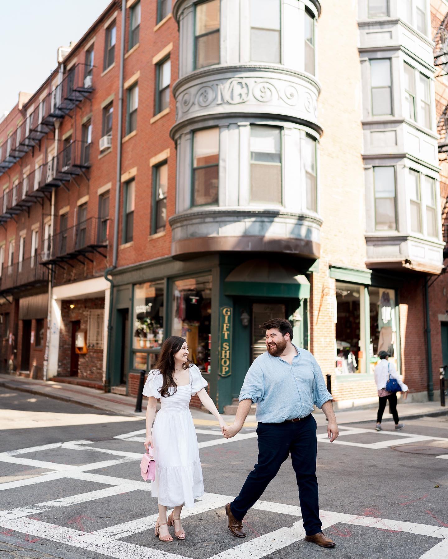 I absolutely love the north end - I end up here a few times a week with friends, on a bike ride after work, for mass & pizza, you name it - and so when Mary Kate and Evan said they wanted to take their engagement photos here, it felt like a little dream come true! Despite the 90-degree heat we had the best time exploring and dancing our way through the streets.
.
.
.
.
#bostonengagementphotographer #newenglandphotographer #cambridgephotographer #bostonweddingphotographer #bostonengagementphotographer #bostoncatholicphotographer #catholicweddingphotographer #newenglandcatholicweddingphotography #blessedissheboston #spokenbride #candidweddingphotography