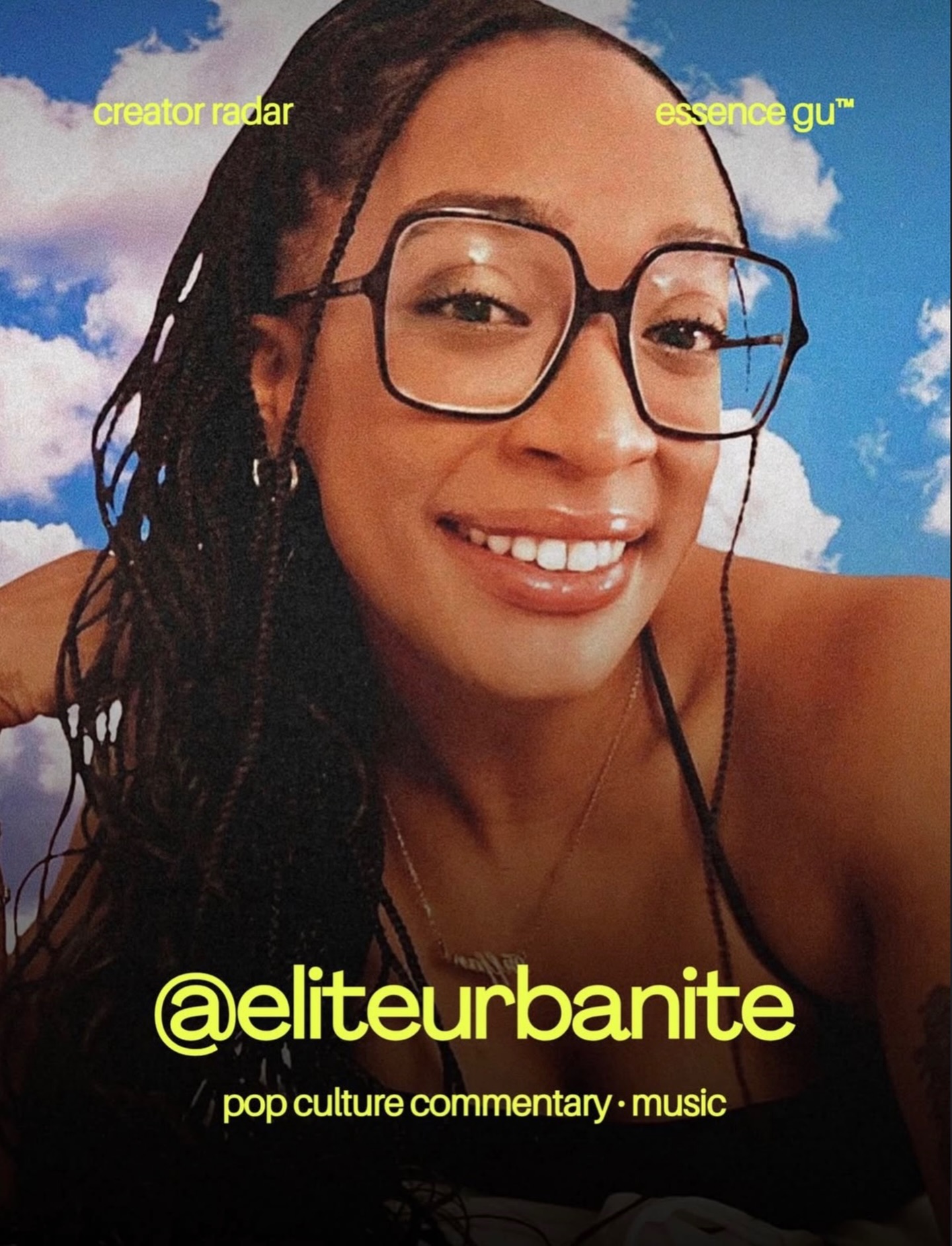 WOW! Still over the moon about this! 🌙
My whole life, I’ve been in spaces where people didn’t really understand me. The reason I post all my weird memes, passion for music, and niche nostalgic references is because my hope is that someone out there will be able to relate! 🙌🏽
Funny enough, one week before @essencegu_ featured me on here, I had a meeting with a “publicist” who did NOT understand me or my personal brand of quirky at ALL. ❌😵 It left me pretty frustrated because their only advice was to do a complete overall. GOOD THING I DIDN’T LISTEN!😛
Sometimes life gets in the way so I’m not able to be as consistent as I want to be - but I am always so happy when people understand ~the vision~ so thank you again for featuring me in your list of “Creators to Watch”! ⭐️
@essencegu_ @essence
•
•
•
follow @eliteurbanite to keep up with all things eclectic & culturally aware!✨
tags: #entertainment #popculture #music #radiohost #itgirl