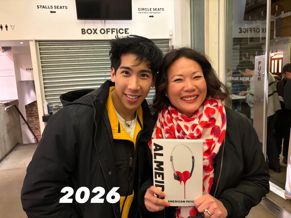 It was fun to watch Zhengxi on stage for American Psycho the musical at the @almeida_theatre in Islington. The production featured music by @theduncansheik (my teenage crush), so the soundscape was melodic, harmonic, and non cliche. The book was superbly written and I think I finally understood the character of Patrick Bateman after this (more later). It was a totally sold out production that I had to wait in an online queue for but it was totally worth it! ZhengXi was the leading man in the show @yourliemusical Eoin performed in 2024 and Eoin was completely gutted he didn’t get to meet his hero - since this show was R rated.. You totally rocked it! Keep the #southeastasian flag flying and everyone go and watch him in #Bridgeton season 4! x