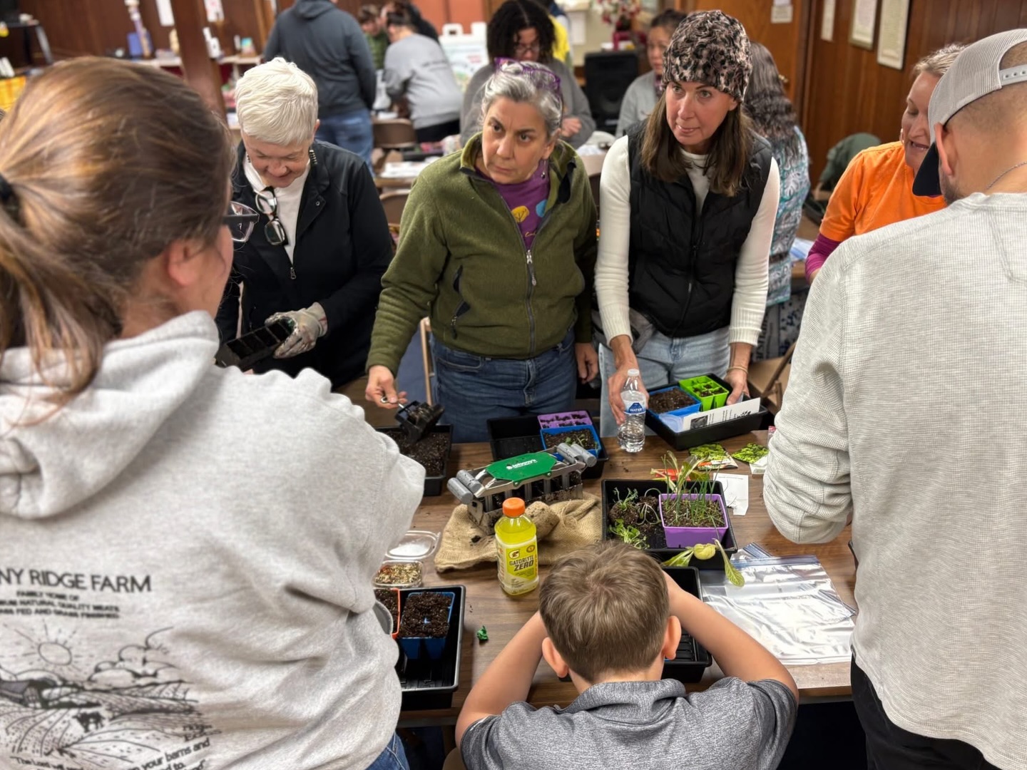 We had a lot of very serious green thumbs come to our Seed Starting 101 Class at Bethel UMC in Elkhorn yesterday! Many thanks to @urban.amber.gardening for sharing her knowledge and to the Bethel congregation for sharing their space. Happy Growing, garden friends!