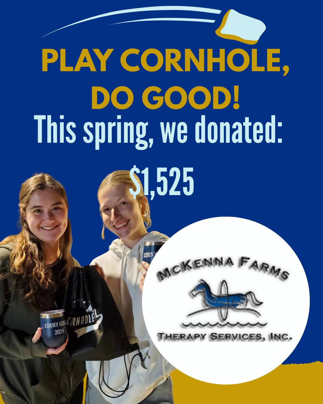 Thanks to your generosity, we donated $1,525 to @mckennafarms ๐ซถ