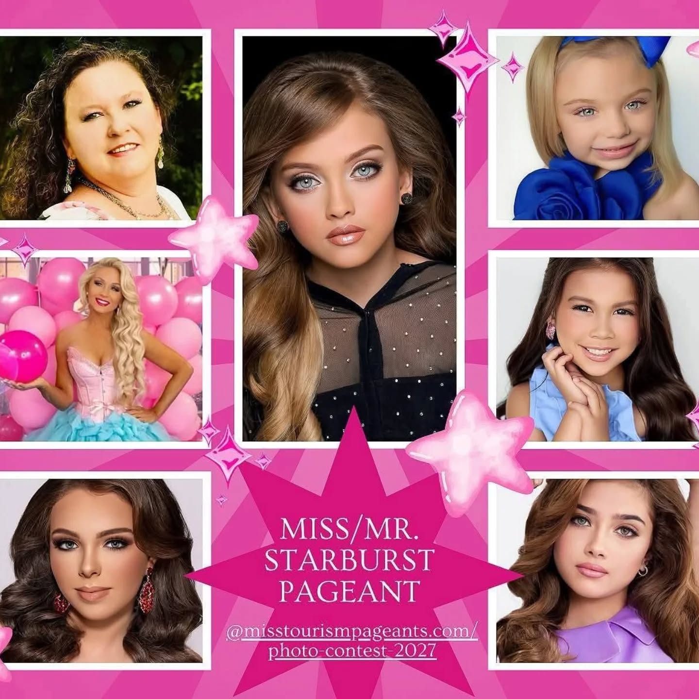 3 more days for you to enter the Miss/Mr. Starburst Online Photo Pageant for fees paid for the online National Pageant. Apply here
https://www.misstourismpageants.com/photo-contest-2027