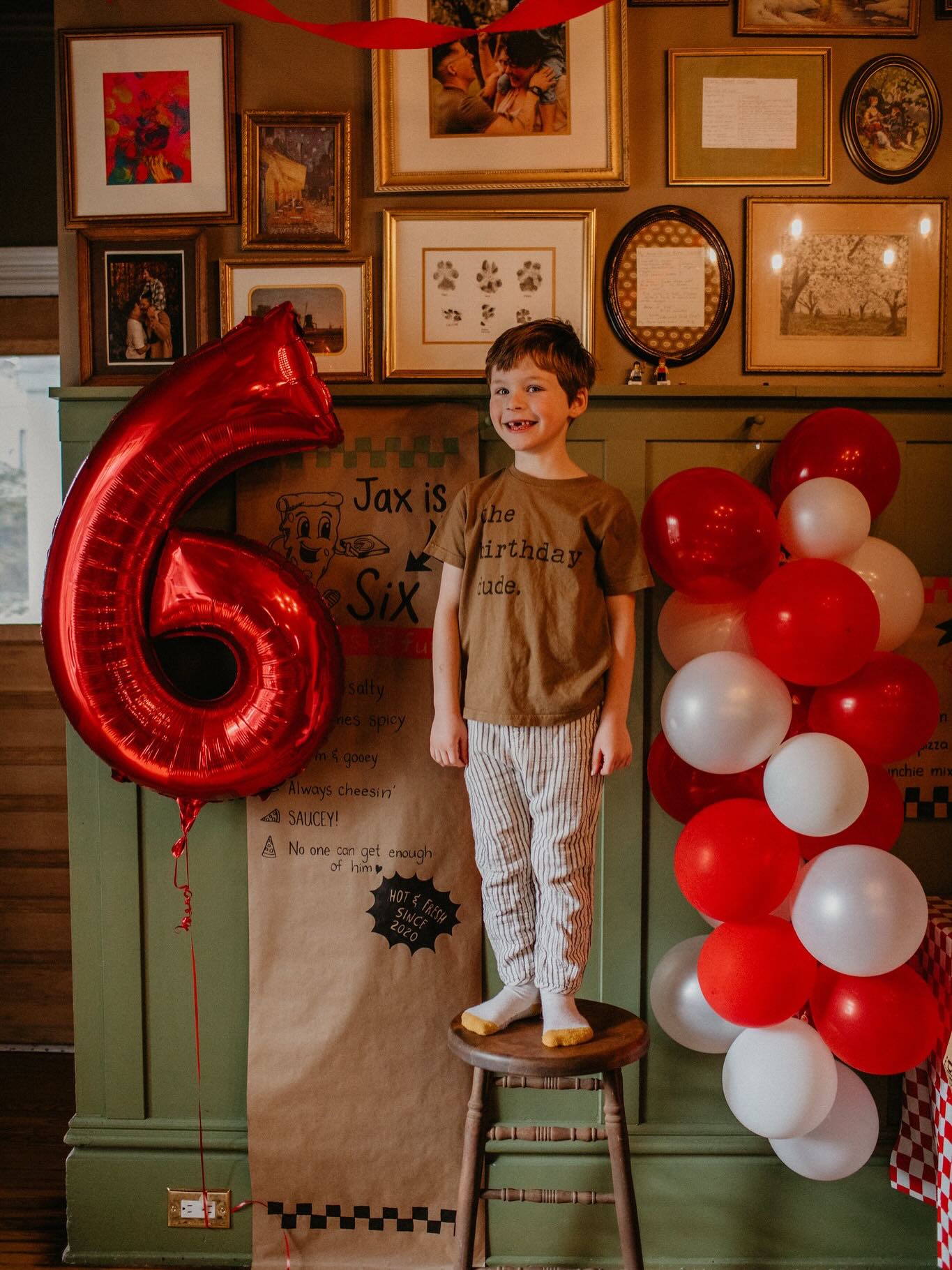 Our guy is 6!!! 🎉