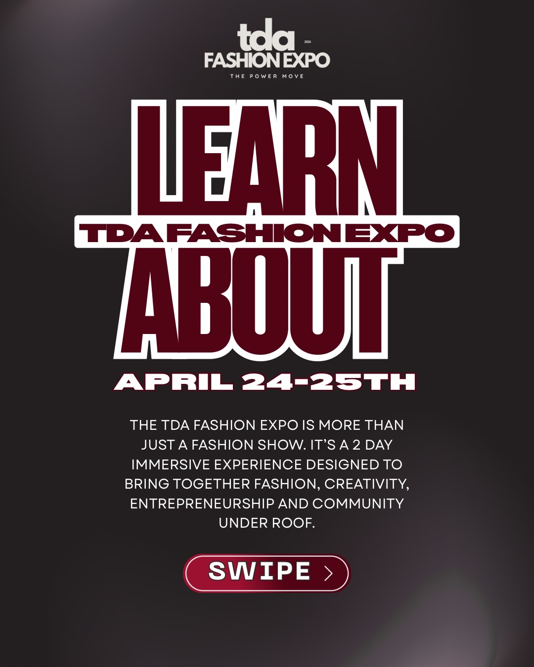 The TDA Fashion Expo is more than just a fashion show — it’s a 2-day fashion and culture experience bringing together designers, models, creatives, entrepreneurs, media, and the community all in one space.
✨ Day 1 – VIP Night (April 24)
An exclusive red carpet experience for our team and VIP guests. A night to dress up, connect, celebrate, and kick off the weekend with fashion, music, and networking.
🔥 Day 2 – Expo Day (April 25)
The main event. Experience runway shows, vendors, keynote speakers, media coverage, and a room full of creatives and fashion lovers.
Raleigh… we’re bringing something special to the city.
📍 The White Magnolia
📅 April 24–25
🎟 Secure your tickets
www.thedonmodels.com
#TDAFashionExpo #RaleighNC #RaleighEvents #FashionCulture #NCFashion CreativeCommunity