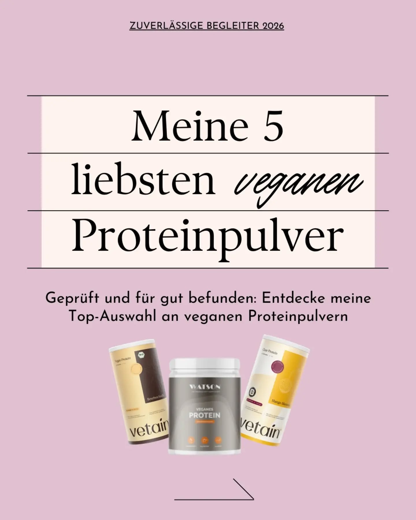 Proteinpulver sind - egal ob in der mischköstlichen oder in der veganen Ernährung - nicht zwingend notwendig.
Vor allem für Sportler:innen oder beim Abnehmen können sie aber eine sinnvolle Ergänzung sein, um den Muskelaufbau und die Regeneration zu unterstützen. 💪
Als Sportlerin und Ernährungswissenschaftlerin habe ich selbst schon viele Proteinpulver getestet und schaue mir auch die Inhaltsstoffe immer kritisch an. In diesem Post seht ihr meine persönlichen Favoriten in Bezug auf Geschmack und Qualität. 😊