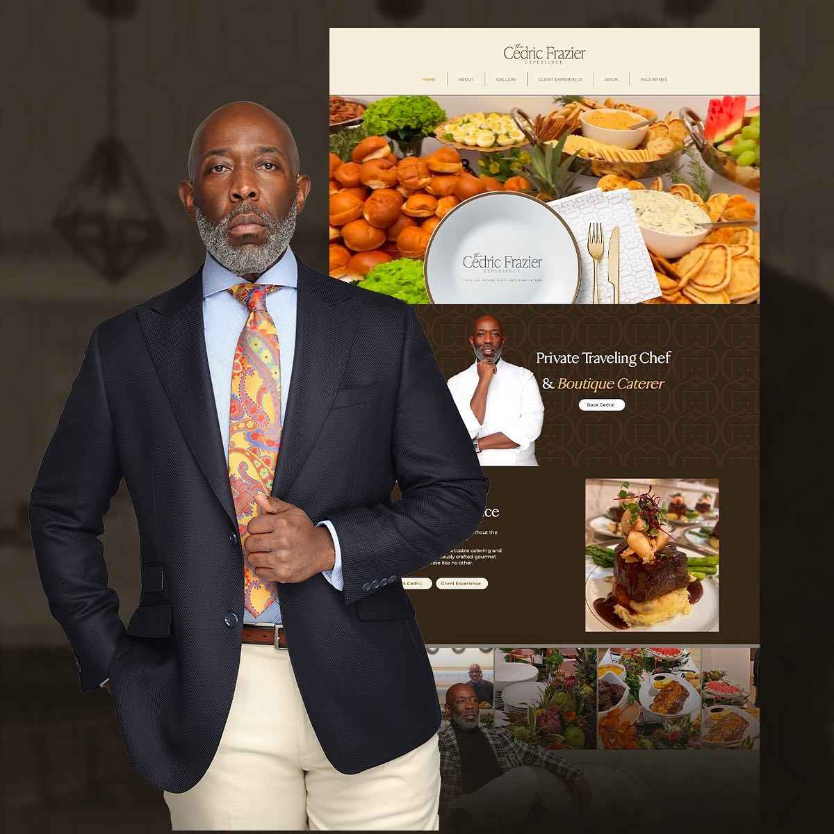 (3/3) I love seeing all of the brand elements working collectively. Overall, this project was fun and I really enjoyed working with Cedric Frazier! When it comes to food and presentation, he knows BEST! @thecfexperience_
#branding #marketing #graphicdesign #design #logo #digitalmarketing #brand #business #socialmedia #advertising #socialmediamarketing #graphicdesigner #logodesigner #brandidentity #entrepreneur #designer #creative #logodesign #art #marketingdigital #smallbusiness #dise #brandingdesign #webdesign #instagram #illustration #logos #seo #photography #fashion