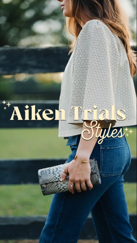 Aiken Trials season is officially here! 🏇💨 We’ve curated the ultimate style guide to keep you looking effortless from the first race to the after-party. 🥂
Tell us: Are you more of a "classic denim & boots" or a "statement jumpsuit" kind of person? 👢👖
#aikensc #horseriding #womensfashion #localevents
