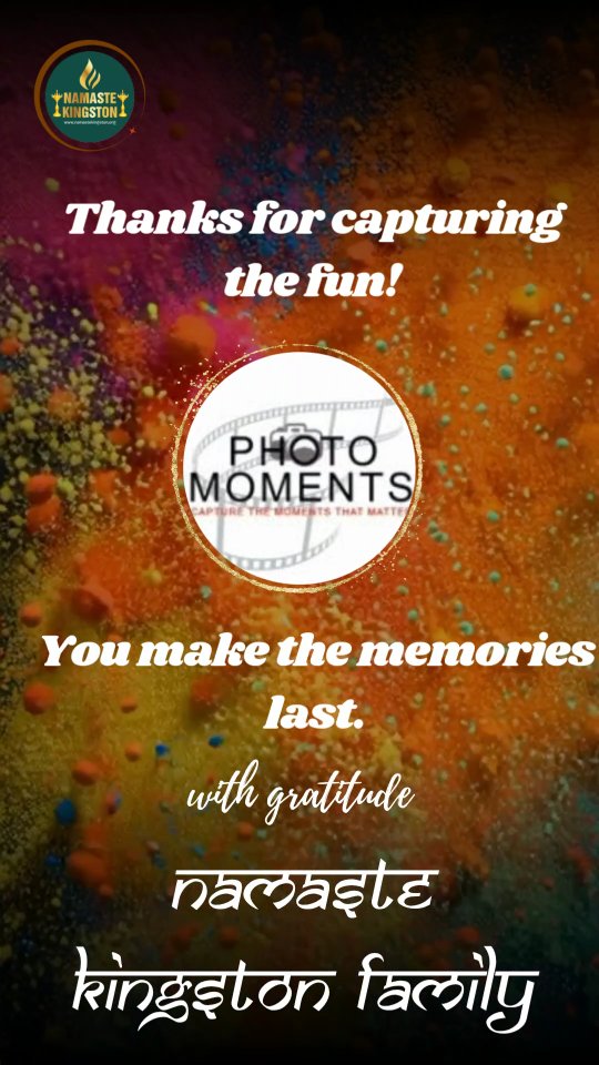 Thank you for doing custom props and going above and beyond for our events. With gratitude,
Namaste Kingston Family