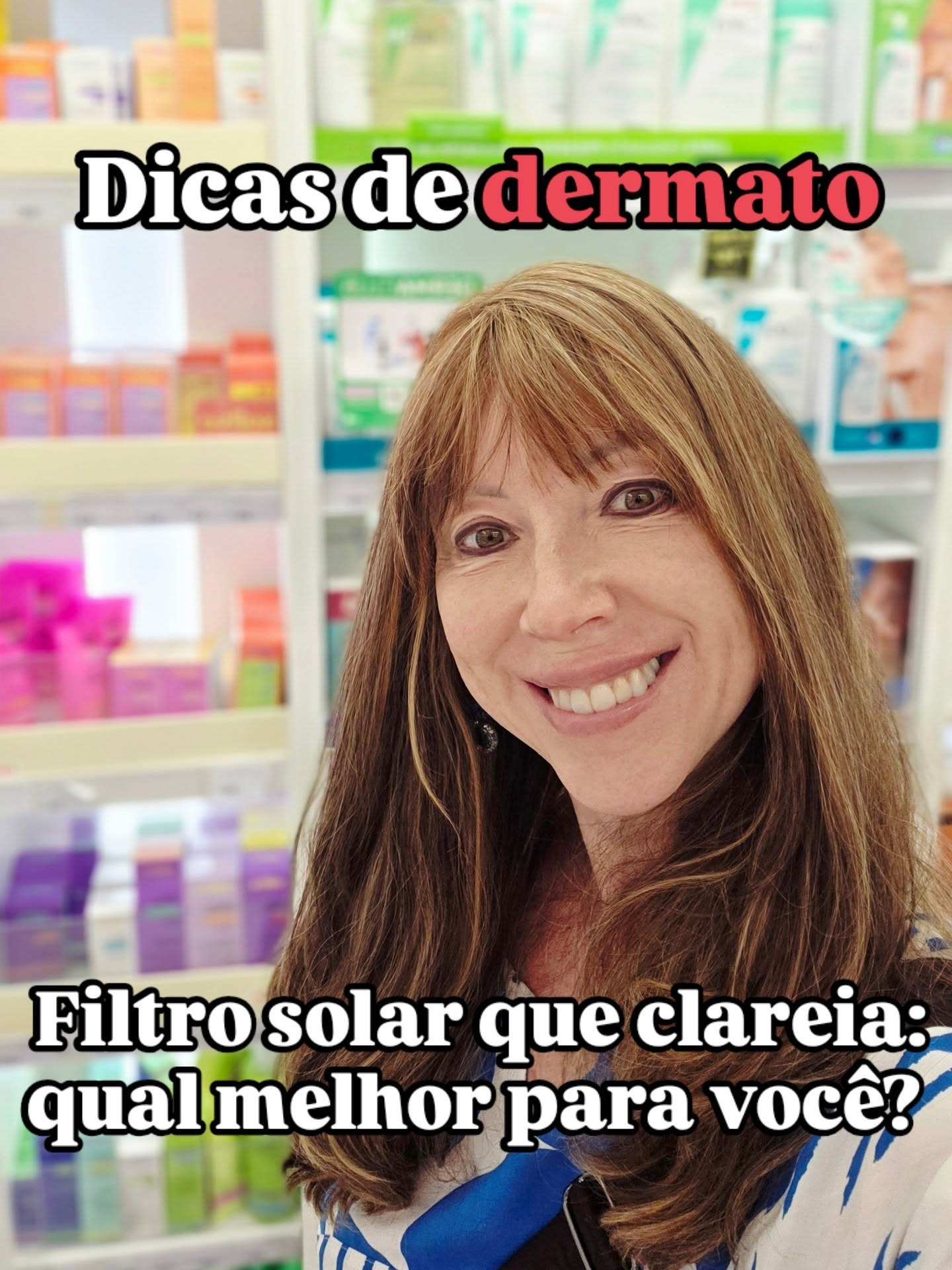 Você sabia que, para quem tem melasma ou manchas, o protetor solar sem cor pode não ser o suficiente? 🔬🧴
A ciência dermatológica é clara: o pigmento do filtro solar (óxido de ferro) não serve apenas para estética. Ele atua como uma barreira física indispensável contra a luz visível — aquela emitida pelo sol e também por telas e lâmpadas — que é um dos principais gatilhos para o escurecimento das manchas.
Fui à farmácia analisar 5 fórmulas de referência e classifiquei cada uma conforme sua performance clínica, textura e taxa de transferência. Informação de qualidade é o que garante que sua rotina de skincare se transforme em tratamento real. 🧬
👇 Quer entender a fundo a importância técnica do pigmento na sua proteção diária?
✅ Comente FILTRO que eu te envio o meu Guia Técnico: Por que usar filtro solar com cor.
#dermatologista #filtrosolarcomcor #melasma #manchasnapele # dicasdefarmacia