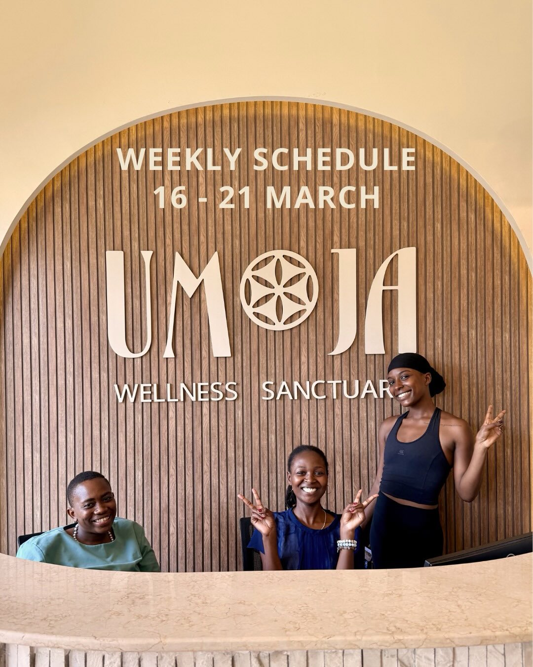This week at Umoja Wellness Sanctuary 🌞
Move and strengthen with Hatha Yoga, Flexibility Flow, Chakra Yoga, Vinyasa with Yoga Nidra, Barre, Dance Fitness, Reformer Pilates, and Dynamic Training.
Unwind with Yin Yoga, Restorative Yoga, Sound Bath, and 9D Breathwork. Little ones are welcome at Melody Makers and Creative Playtime.
Weekend highlights: Power Yoga and The Movement Lab (Female Dance Class) with Ashna 🤎
Swipe to see the full schedule.
Book via WhatsApp
#beumoja
