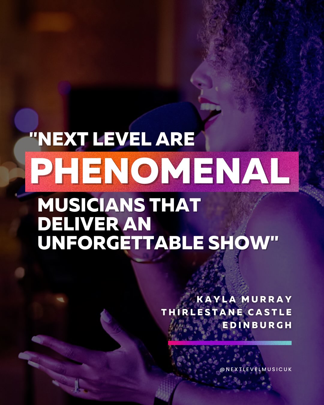 Thanks to Kayla for these kind words!
It was our pleasure to play at you gorgeous wedding at Thirlestane Castle, Edinburgh - perfectly planned by the incredible @timelesswhiteweddings
#destinationweddingband
#weddinginscotland
#ukweddingband
#weddingbandlondon
#functionbanduk