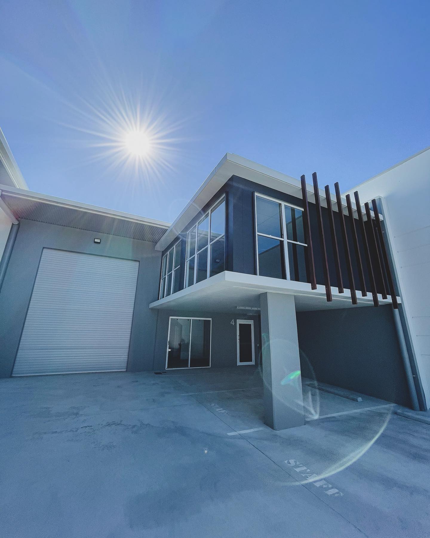 640m2 build recently finished in @aurabusinesspark made up of four tenancies. Aura is booming.