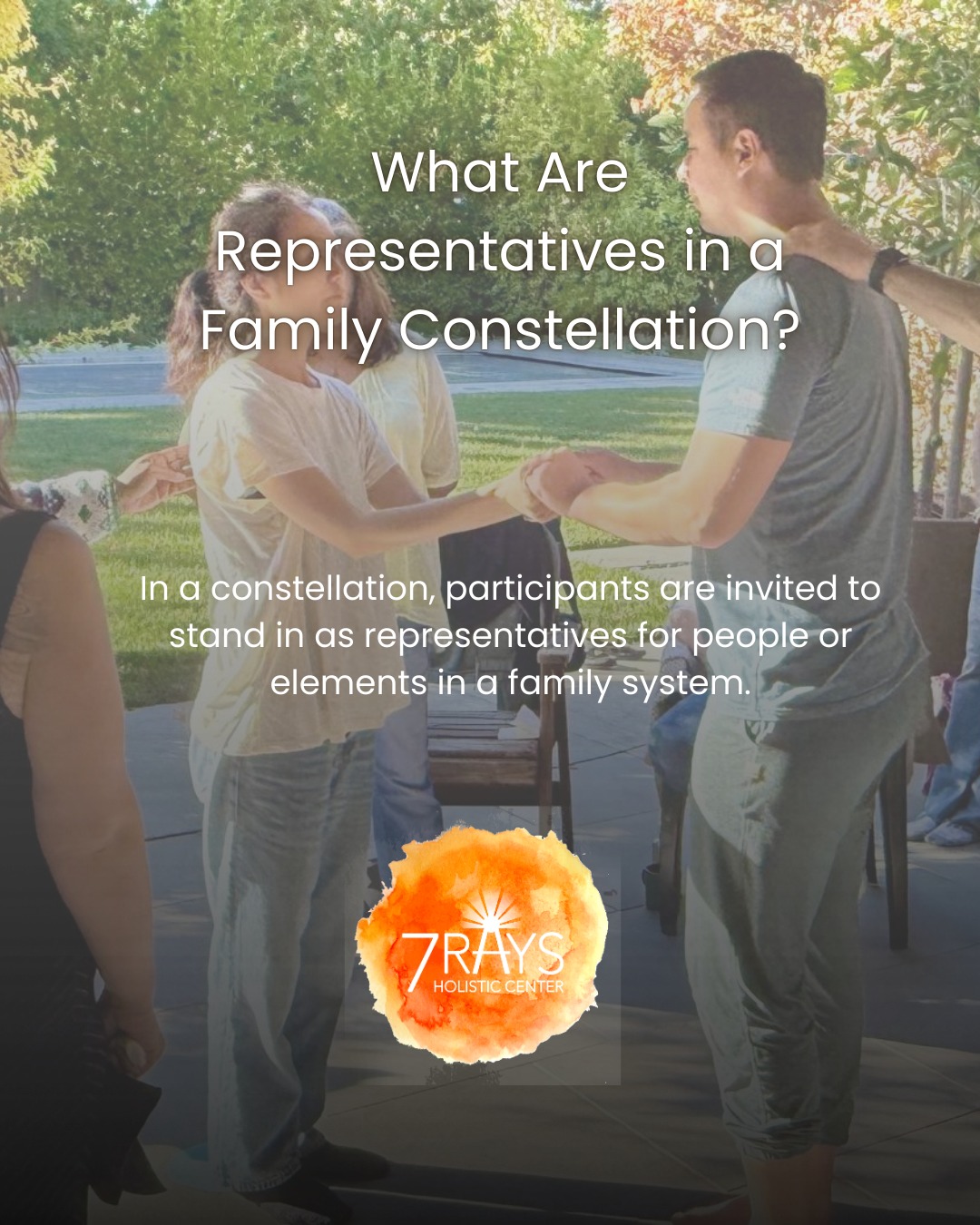 One of the most fascinating parts of Family Constellations is the role of representatives.
In a constellation, participants are invited to stand in as representatives for people or elements in a family system. This might include a mother, father, sibling, ancestor, or even something like illness, a country, or an emotion.
What is remarkable is that representatives often begin to sense feelings, movements, or impulses that reflect the dynamics within that system.
They are not acting.
They are not analysing.
They simply allow themselves to notice what arises in the moment.
Through this process, hidden relationships and loyalties within the family system can become visible.
When these dynamics are seen with presence and respect, something often begins to shift.
✨ What was unseen becomes visible.
✨ What was carried unconsciously can begin to find its rightful place.
Family Constellations creates a space where the deeper movements of a system can reveal themselves — gently guiding the system back toward balance.
What would it feel like to see your family story from a new perspective?