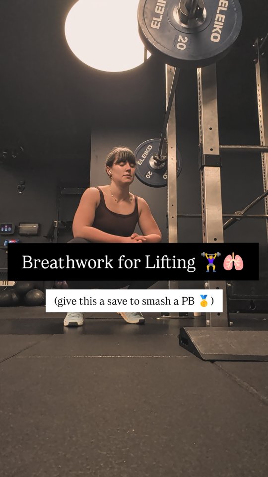 🏋️♀️ Breathwork For Lifting 🏋️♀️
Give this a save, give it a go, let's SMASH our pbs! 🥇
1. PRE - I use breath to focus and visualise.
Something like box breath for 1 minute
Inhale 4, Hold 4, Exhale 4, Hold 4.
Visualising my lift and focusing my mind
2. DURING - Use your breath for power.
Inhale to prepare and focus on opening ribs front, side and back.
Exhale and drive up, using that sharp exhale to engage core.
🚨 Whether it's yoga, lifting, training, Pilates ALWAYS remember as a broad rule - inhale to PREP, exhale for EFFORT.
3. RECOVERY 🔥
Can be a bit of an effort but can SKYROCKET results, recovery over time and resilience.
When the Heart Rate is still going high after some effott❤️....stand or sit and work on a slowwww steady breath, fighting the urge to huff and pufff.
Work on relaxing into the sensation and keeping a gentle slow breath until you recover.
GREAT for teaching the brain to relax amidst challenge, for focusing and for improving recovery over time.
GIVE IT a GOOOOOO
Let me know how you find it.
Share and save if helpful 😎
Wearing @nike @nikewomen
Let me know your fave breaths too in the comment below!
Big love
Keep breathing.
Jenny xxxxx
.
.
.
.
.
.
.
.
.
.
.
.
#breathwork #gymtips #girlswhosquat #weightliftingtips #breathexercise