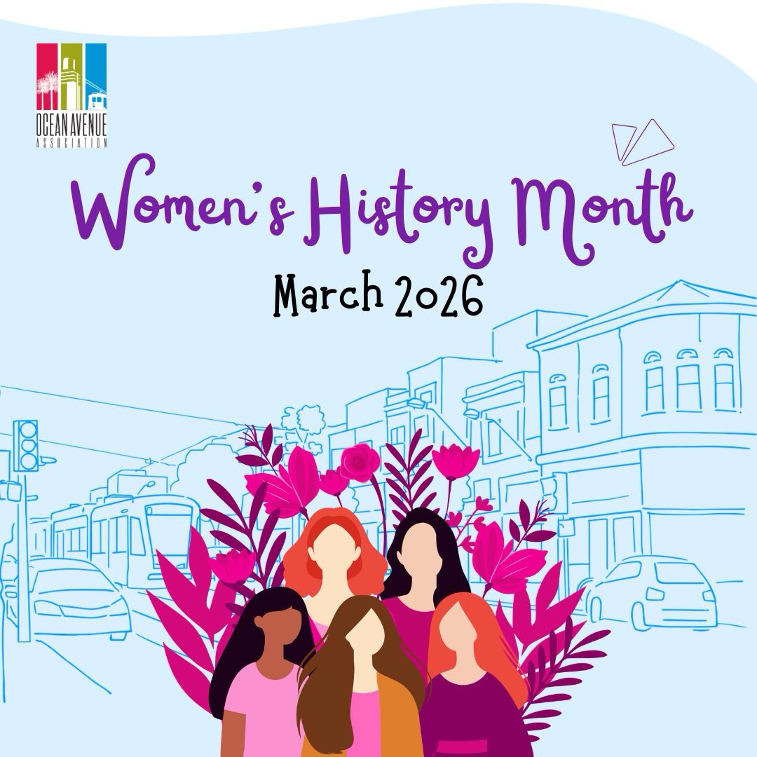 Ocean Avenue is powered by women. 🌸
This Women’s History Month, the Ocean Avenue Association is celebrating many of the incredible women behind businesses, services, and community spaces along the corridor. Their work, creativity, and leadership help make Ocean Avenue a vibrant and welcoming neighborhood every day.
This is only a glimpse of the many women contributing to our community, and we’re grateful to all of them. 💜
Select photos from @inglesidelight.
#WomensHistoryMonth #OceanAveSF #Ingleside #SupportLocal #WomenOwned