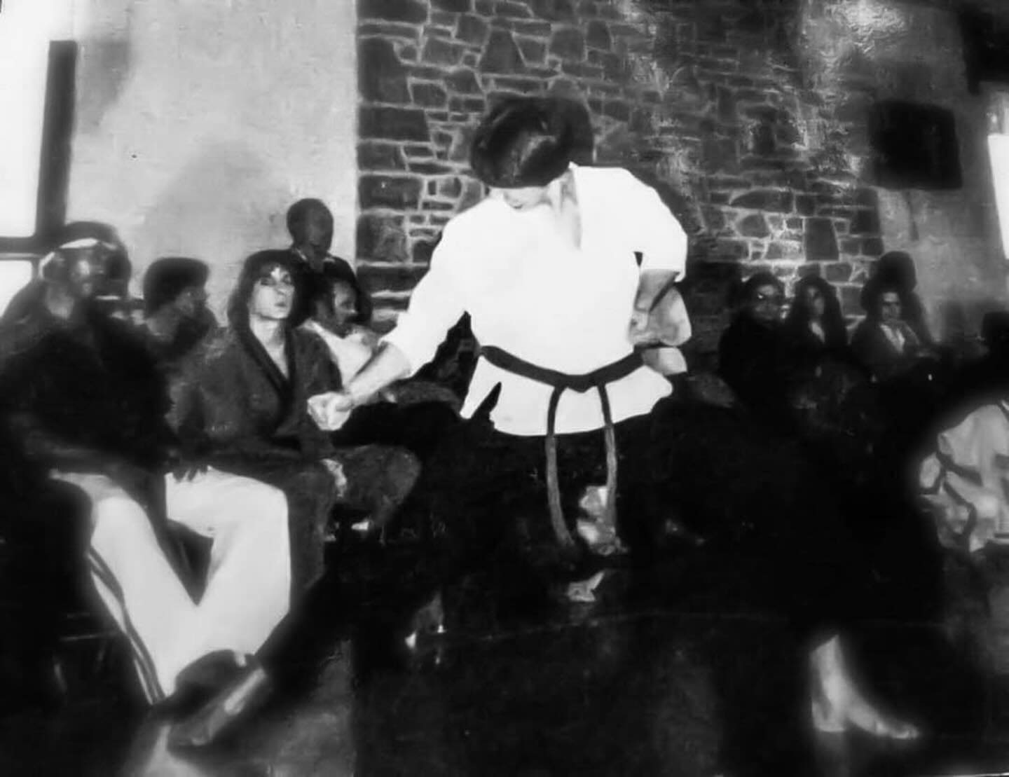 A really old picture of me (around 1982) when I was on the Karate Illustrated Tournament Circuit. I competed in sparring, empty hand forms, and weapons forms.