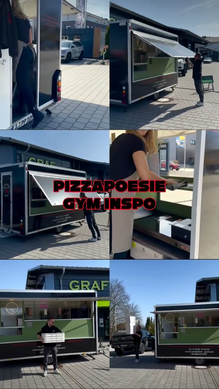 Wer behauptet noch, Pizza und Fitness passt nicht zusammen?! 🍕💪🏻
Lass ein „❤️“ da, folge uns und komm‘ uns an einem unserer Standorte persönlich besuchen!
HOHENFURCH | HOFSTETTEN | LUDENHAUSEN | WESSOBRUNN | FORST | APFELDORF
#pizzapoesie #pizza #foodtruck #fitness #gyminspo