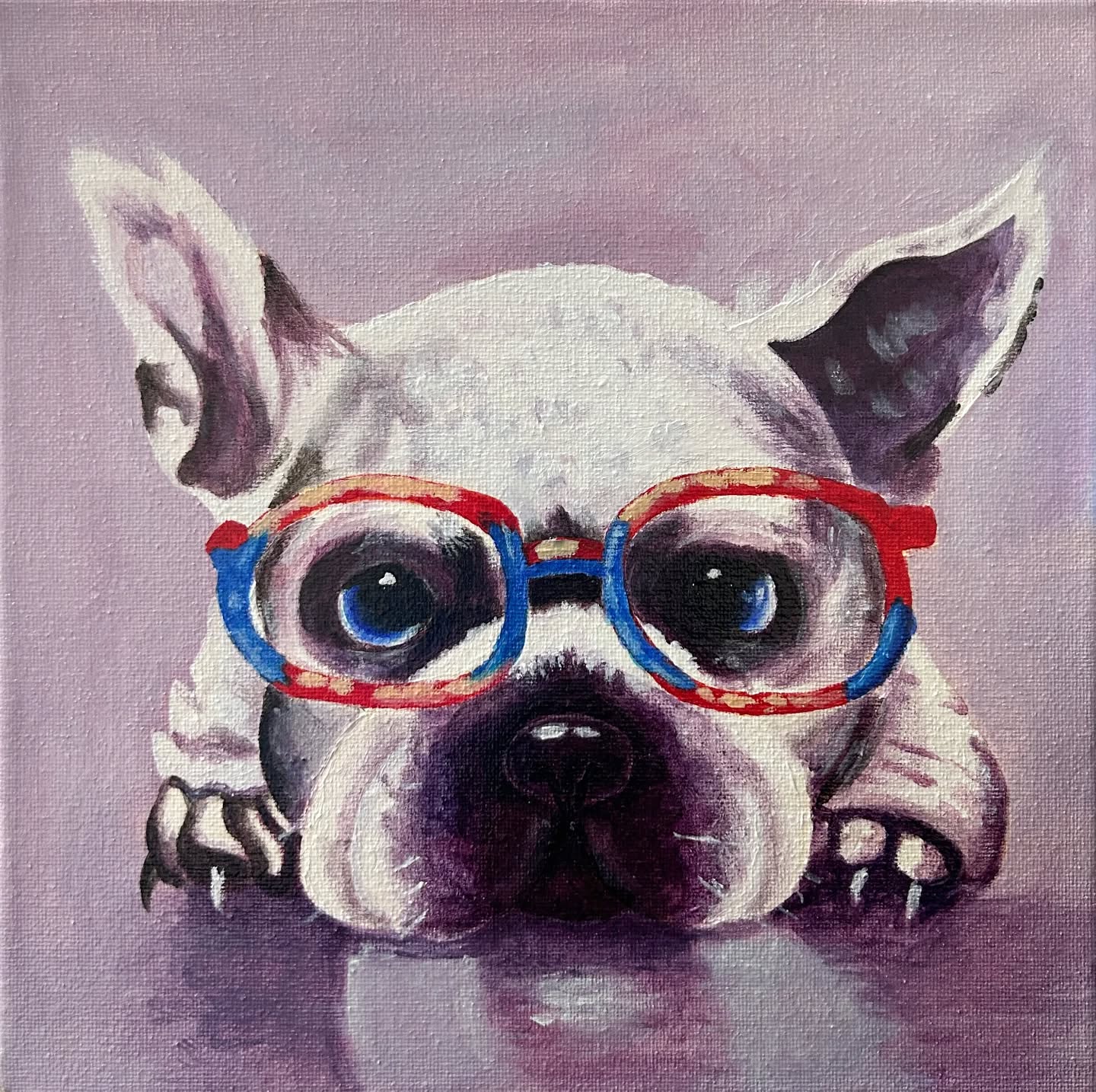 In studio student artworks of February!