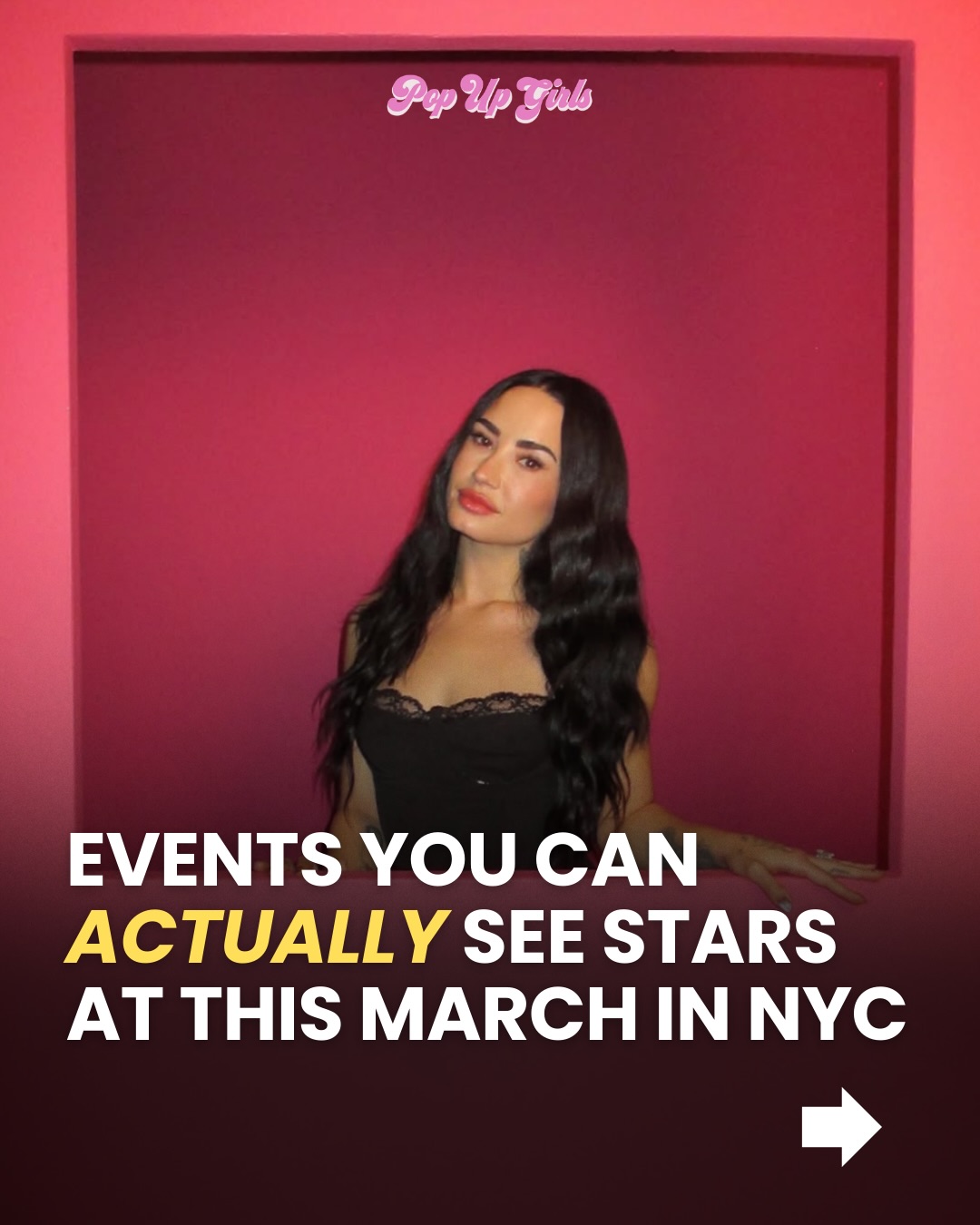 Only in New York can you see this many celebrities in a two week span 😲
⚠️ We won’t be having an “Everything Free This Weekend” post this week, but you can see all the events on our March Guide (linked in bio).
❓ Which celeb are you most excited to see?
DM us “March Guide” to have the guide (includes all the events and links in this post + more) sent to you! (DM not comment!)
🌟 Meet & Greet with Hannah Bahng
🗓️ March 14
📝From the event host “If you’re unable to secure a ticket but are able to join the waitlist, we encourage you to still come by. Waitlist tickets will be available on-site, and if space opens up, we’ll let you know at the event.”
🌟 Demi Lovato in Conversation with Eli Rallo: One Plate at a Time
🗓️ March 17
🌟 A Night with Kerry Washington, Kate Mara, and Apple TV’s Imperfect Women
🗓️ March 18
🌟 Project Hail Mary Premiere Red Carpet Experience
🗓️ March 18
🌟 C4 Energy x Local Hoops Pop Up with Josh Hart
🗓️ March 21