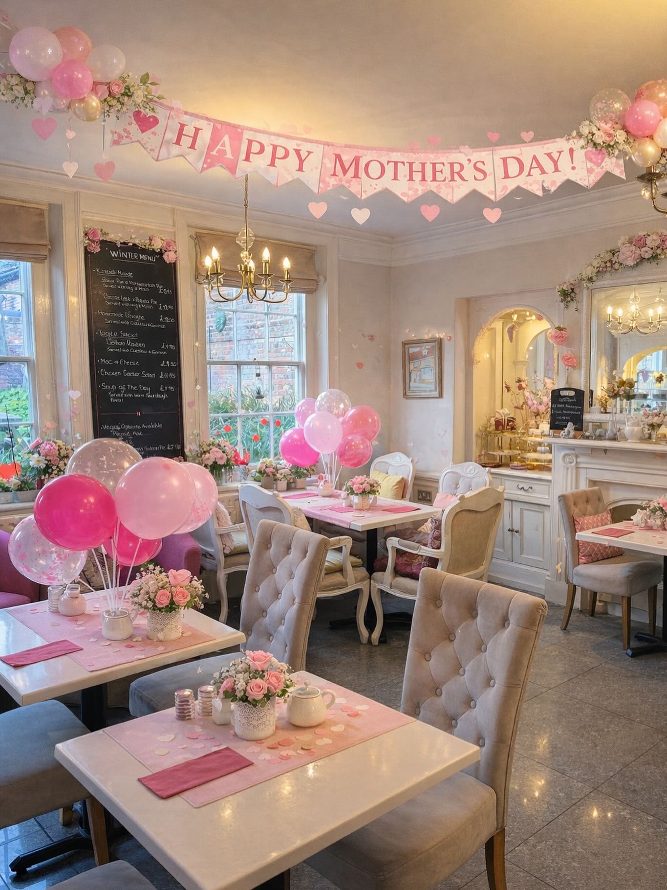 All set for tomorrow 💗
Our café is ready to welcome all the beautiful mums for a very special Mother’s Day.
We can’t wait to celebrate with you and make the day extra lovely 💐✨ #mothersday #kent #lenham #bearsted #maidstone