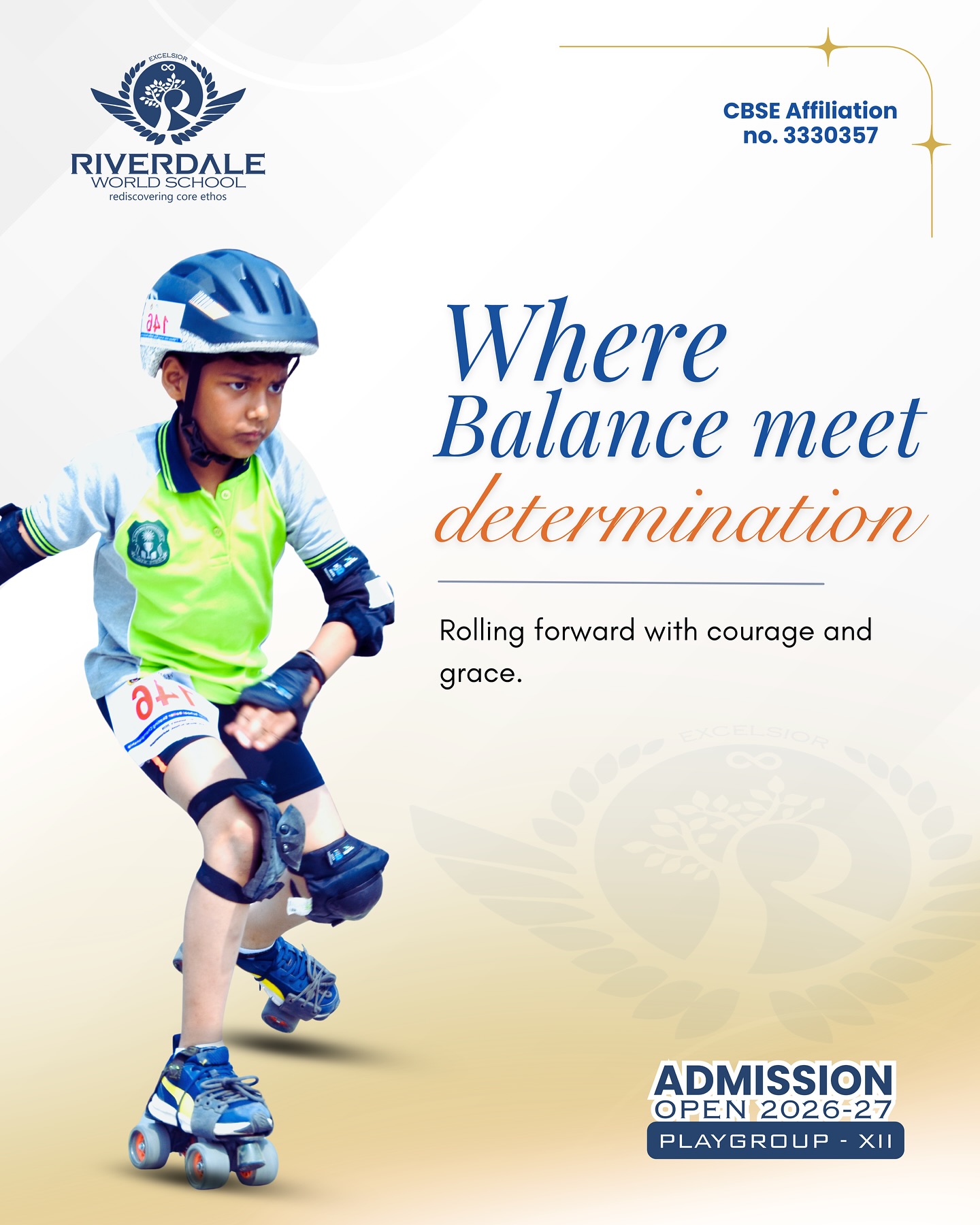 Rolling with confidence and balance — our young skaters glide towards strength, focus, and fearless determination. ⛸️✨
#RiverdaleWorldSchool
#CBSESchool
#BestSchoolInChhattisgarh
#MahasamundChhattisgarh
#AdmissionOpen2026-27
#SchoolAdmission2026-27
#TopCBSESchool
#ResidentialSchool
#BestBoardingSchool
#SeparateACHostelFacility
#FullyFurnishedCampus
#SmartClassrooms
#STEMEducation
#HolisticDevelopment
#SafeCampus
#DigitalLearning
#QualityEducation
#ChhattisgarhEducation #SafeAndSecureCampus
#CCTVSurveillance #DigitalLearning
#21stCenturySkills
#IndoorOutdoorSports
#SwimmingPoolSchool
#PickleballCourt
#RoboticsLab
#AILab #IITJEENEETQualifiers
#K12School
#TopCBSESchool
#FutureLeaders
#EnrollNow✨
