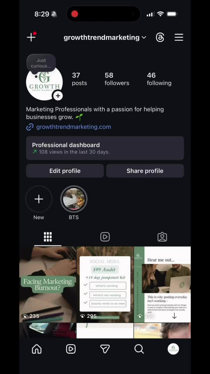 Hold on… did instagram just drop an update that’s actually helpful? You can now customize your profile grid with edited thumbnails. 👏🏼👏🏼