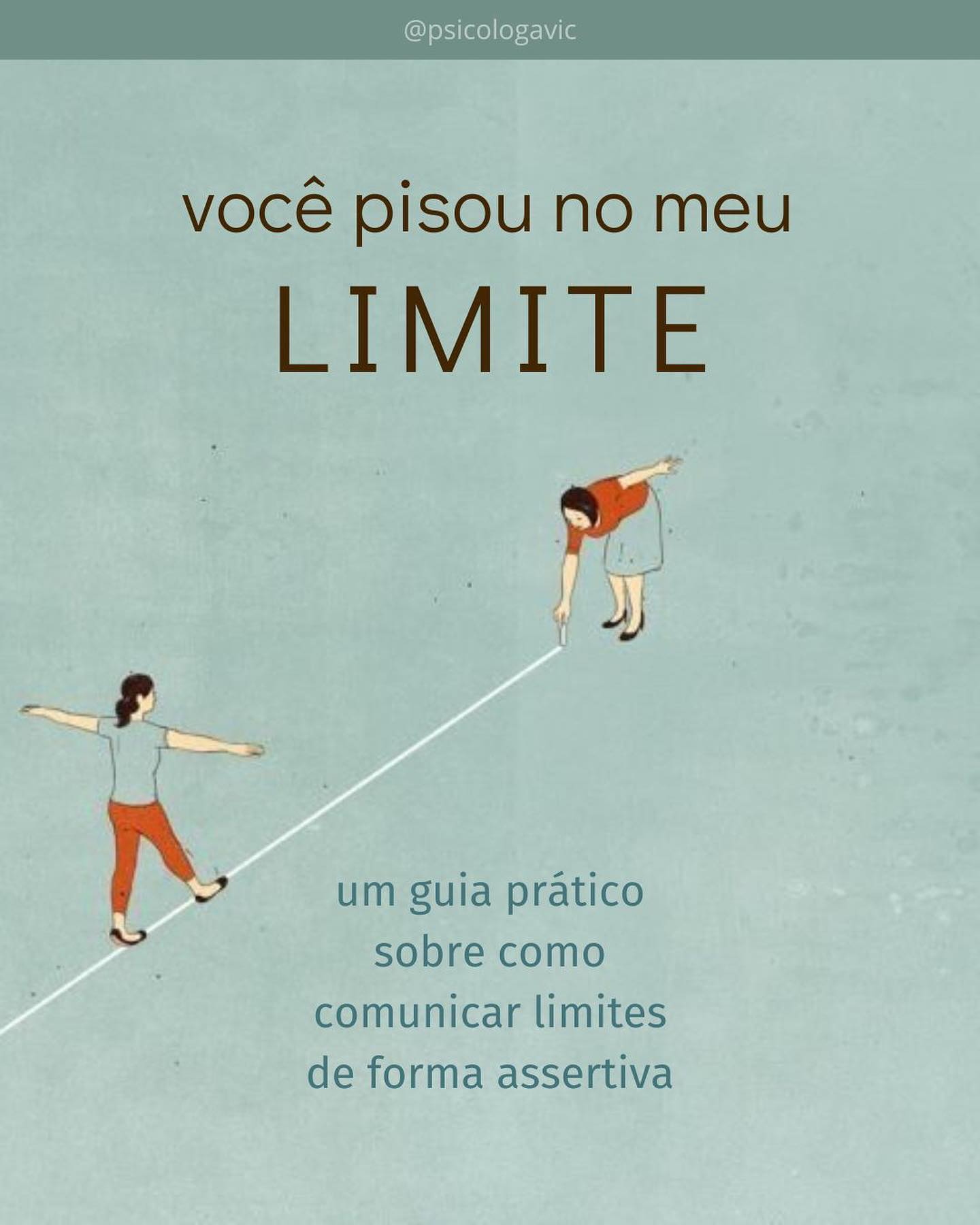 Pense nas aulas de geografia que você teve na escola. Seu professor provavelmente mostrou um mapa e explicou que certos tipos de limites eram usados para representar as fronteiras entre estados e países. Às vezes, havia uma característica natural (geralmente um rio) que dividia um território do outro, mas na maioria das vezes os limites que víamos no mapa não eram visíveis na vida real. Só que, embora não possamos vê-los, aceitamos que estão lá e entendemos até onde podemos ir antes de cruzar para outro território.
Por várias razões, o conceito de limite é muito mais fácil de entender em um mapa do que em nossos relacionamentos pessoais. Na maioria das vezes, não existem barreiras físicas literais entre nós e as outras pessoas. E mesmo quando existem (ex.: mesas com divisórias no escritório ou uma grande distância geográfica), esses limites nem sempre funcionam e acabam sendo cruzados de alguma forma.
É aqui que os limites pessoais e emocionais figurativos (ou mesmo literais) entram em jogo.
"Os limites são as separações que os humanos precisam - mental, emocional e física - para se sentirem seguros, valorizados e respeitados", Carla Marie Manly.
Significa verbalizar o que afeta seus níveis de conforto: em última análise, os limites falam sobre o que identificamos como nos deixando confortáveis ou desconfortáveis.
Texto adaptado de Elizabeth Yuko .
.
.
.
.
.
#psicologia #psicoterapia #terapia #tcc #terapiacognitivocomportamental #limites #comunicação #assertividade #passoapasso #ribeiraopreto