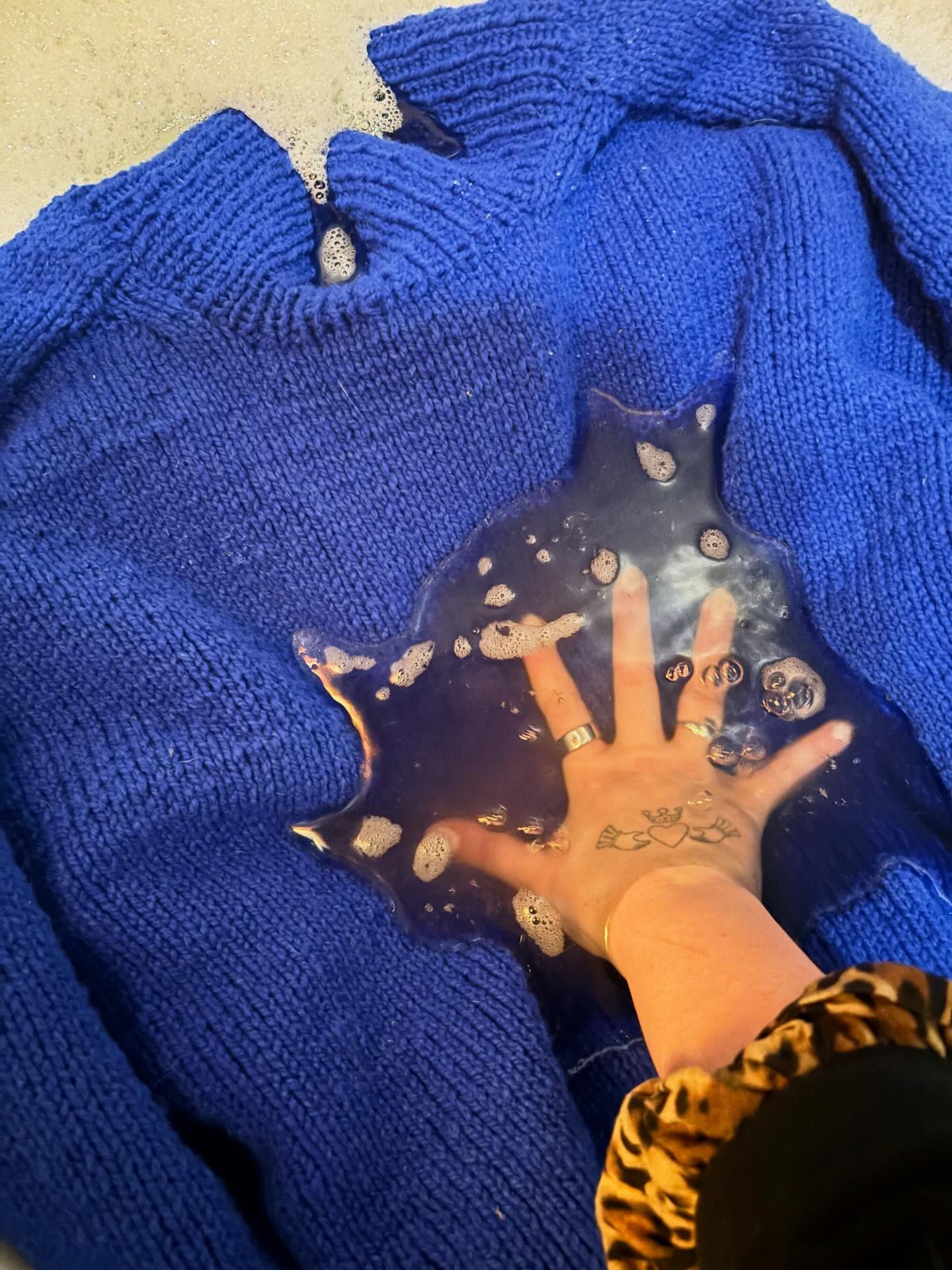 Knitting except it’s sort of nasty and gross..