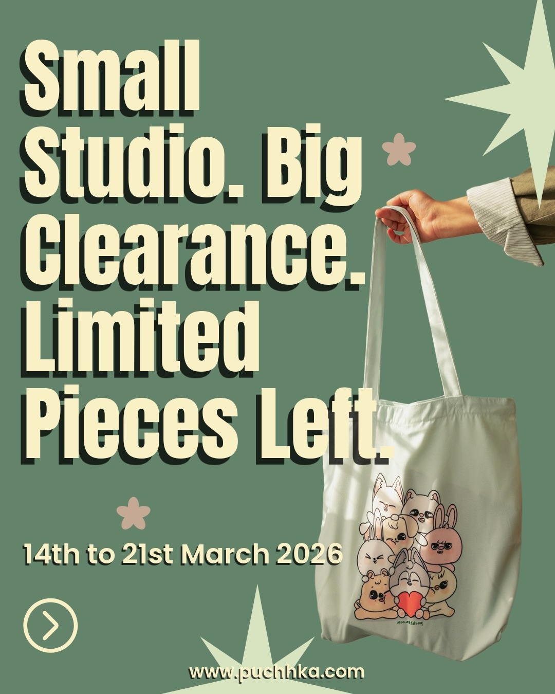 Small business reality: we’re running out of space.
This decision has been long time in the making but kept getting delayed. Though it wasn’t an easy one and i wanted to keep all the launches permanently. But its important to let go to make space for new things. As well as to provide better quality products.
If you have any questions or queries regarding the sale, feel free to DM :)
Shop the clearance before it disappears ✨