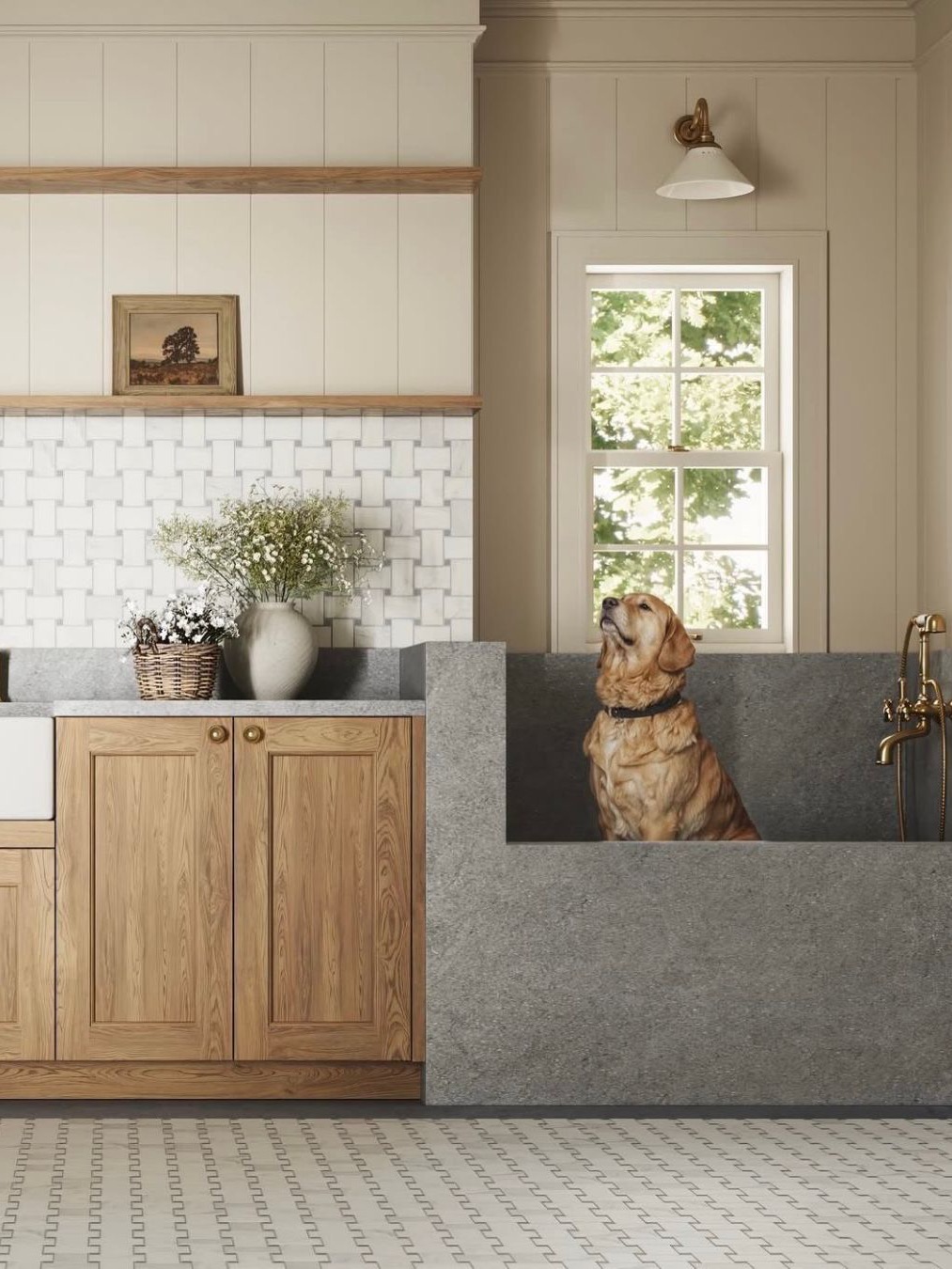 With warmer, wetter days on the way, muddy paw season is right around the corner š¾
A built-in dog wash station might just become your homeās most-loved feature (and your clean floorsā best friend).
Would you add one to your space?
Images via #Pinterest