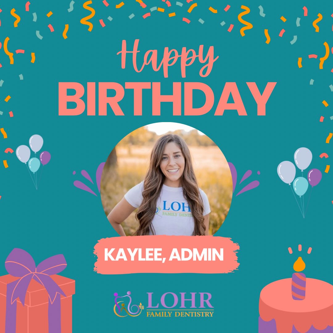 This front desk 🦷 🩷 leading, baby boy 💙 👦 carrying, boat 🚤 and summer ☀️ loving lady has a birthday today! Be sure to wish Kaylee a very happy birthday 🎈 today! 🥳 #kayleefrontdeskteamlead #lohrfamilydentistry #drlohrdds #bestdentalteam #workingbabymama