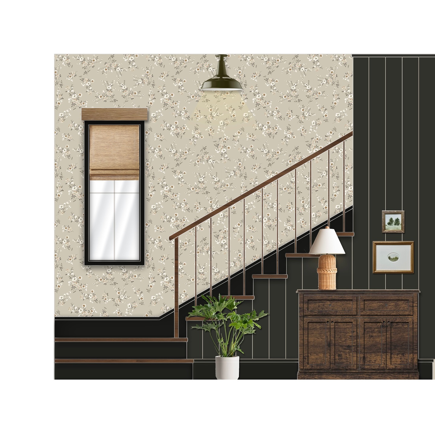 Home concept from front to back. I really like layering materials and colors that feel cohesive throughout the entire home. Each room has its own little personality but still fits into the bigger picture.