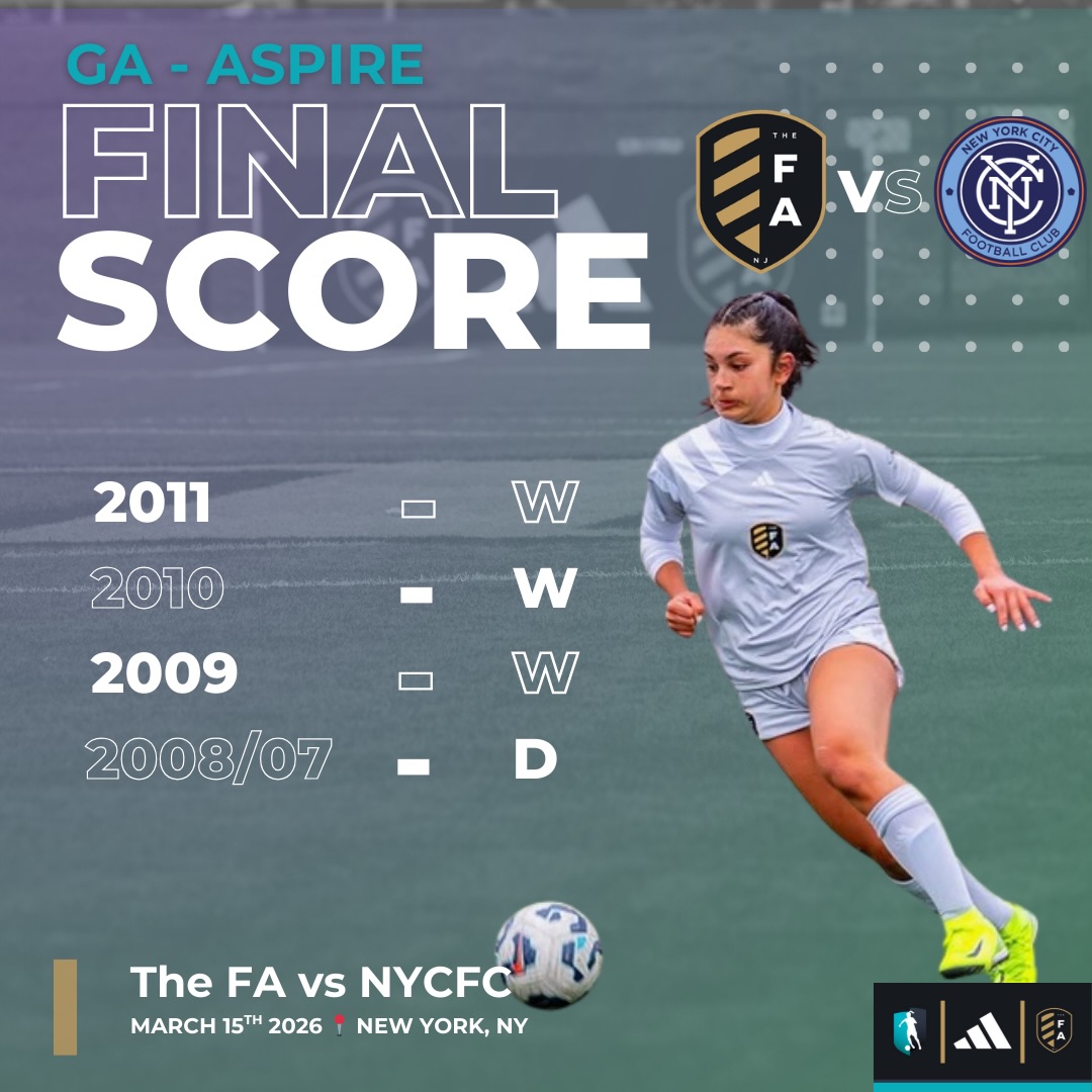 Our GA-ASPIRE HS age teams go undefeated on the opening day of the season.
Great Job girls, we are excited for the rest of the season!!
#TheFAway #girlsacademy #ga #aspire #ussoccer