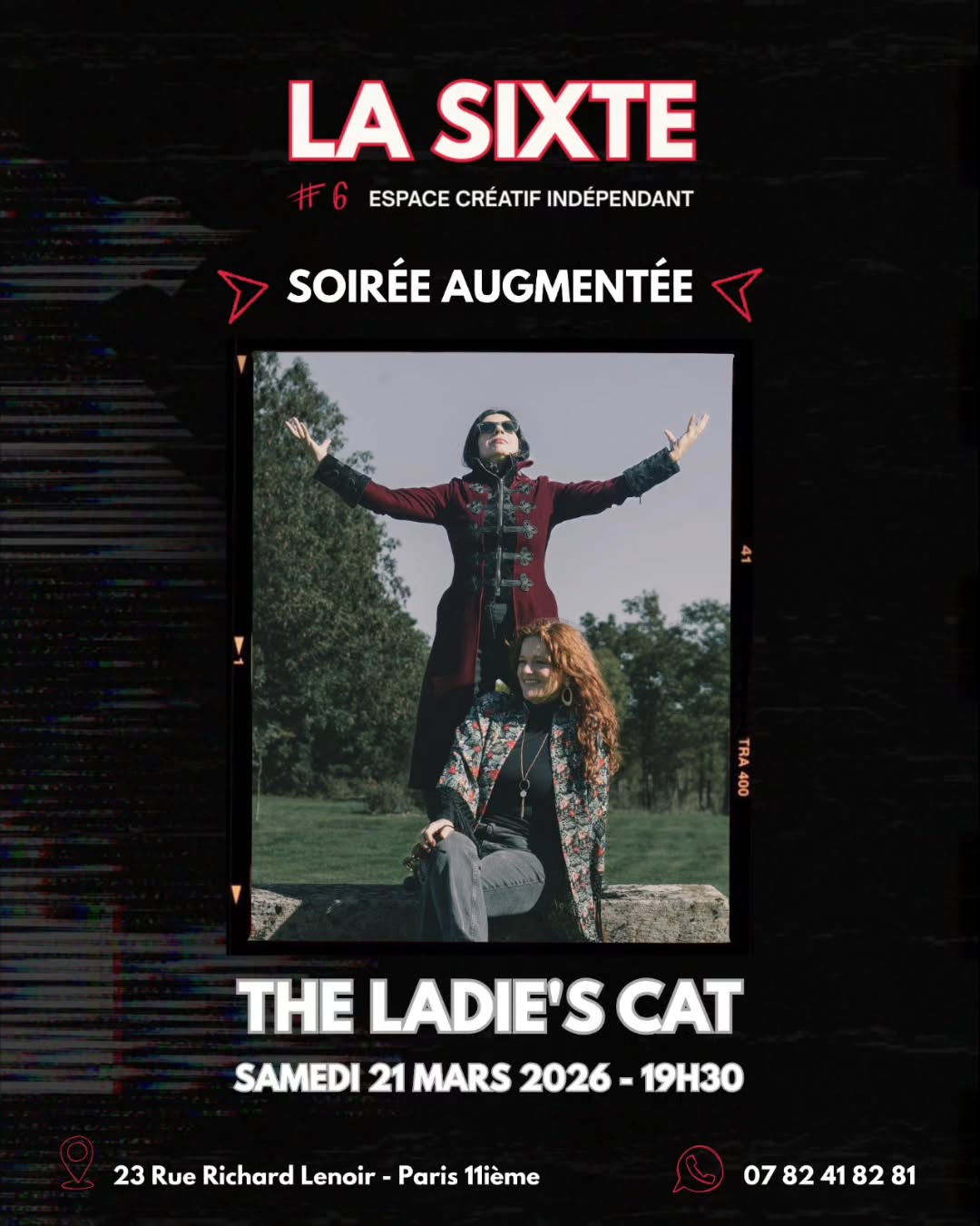 📌 Samedi 21 mars c'est "Soirée Augmentée" en compagnie de @the.ladie.s.cat 🔥