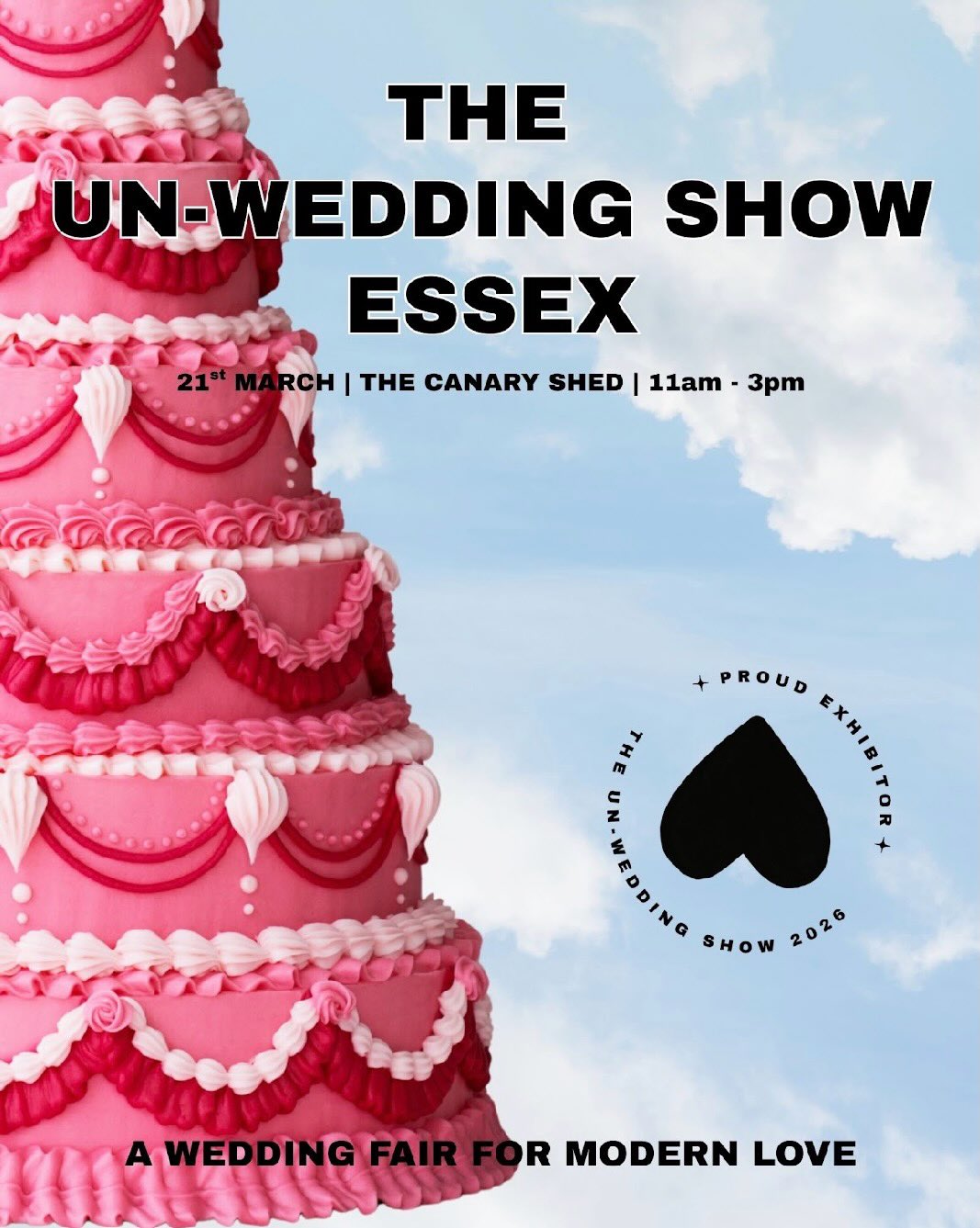 Next Saturday I’ll be at the Un-Wedding show at The Canary Shed in Essex. Come and say hello!
For tickets see link in bio and use code MATESRATES to get a few quid off 👊🏻