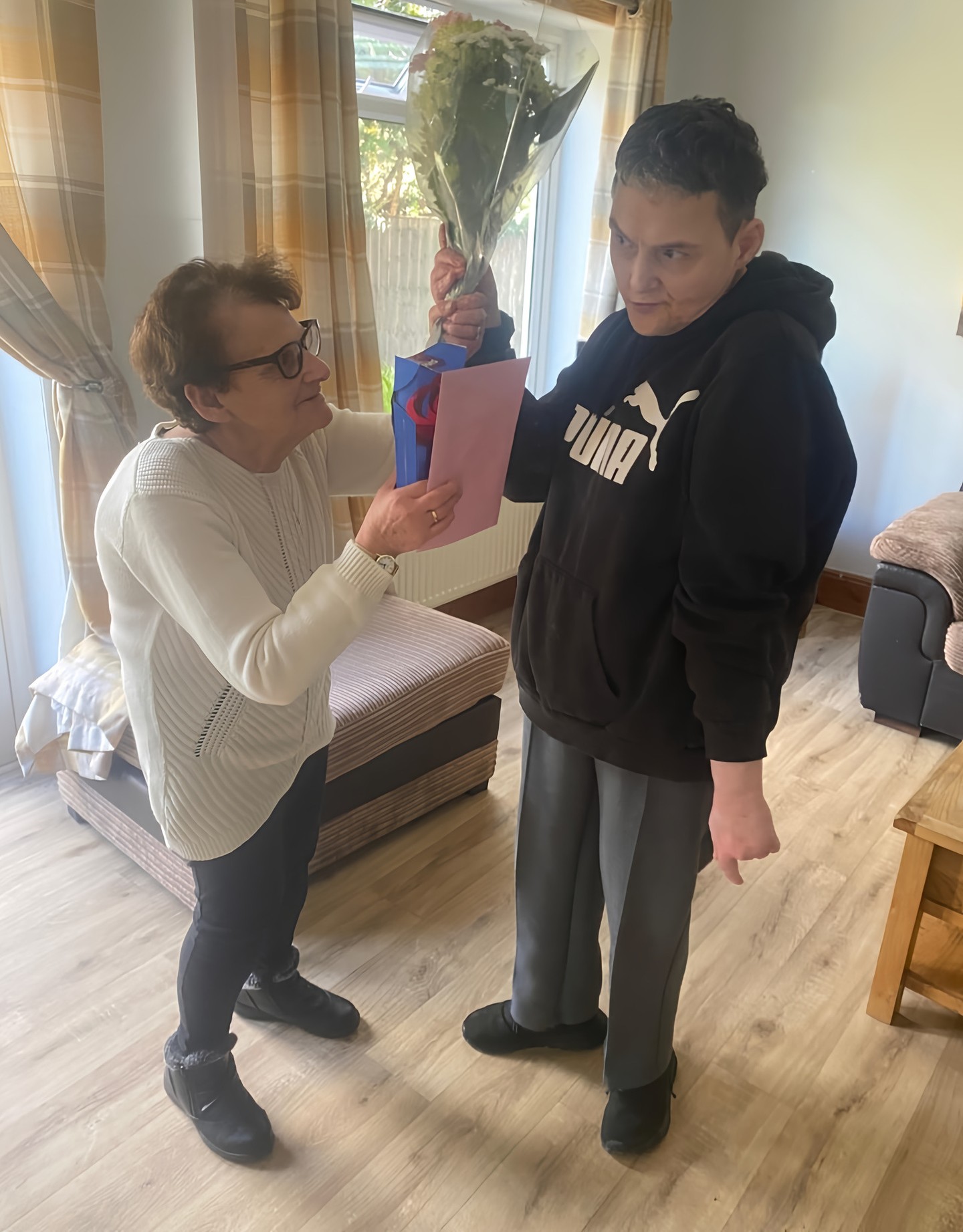 Celebrating the people who matter most. 💜
It was a pleasure to see DB and CP welcome their mums into the service for Mother's Day this weekend.
They shared thoughtful cards, gifts, and flowers to mark the special occasion.
Supporting and celebrating these important family connections is at the heart of what we do.
.
.
.
.
.
#rehabilityuk #mothersday #familyfirst