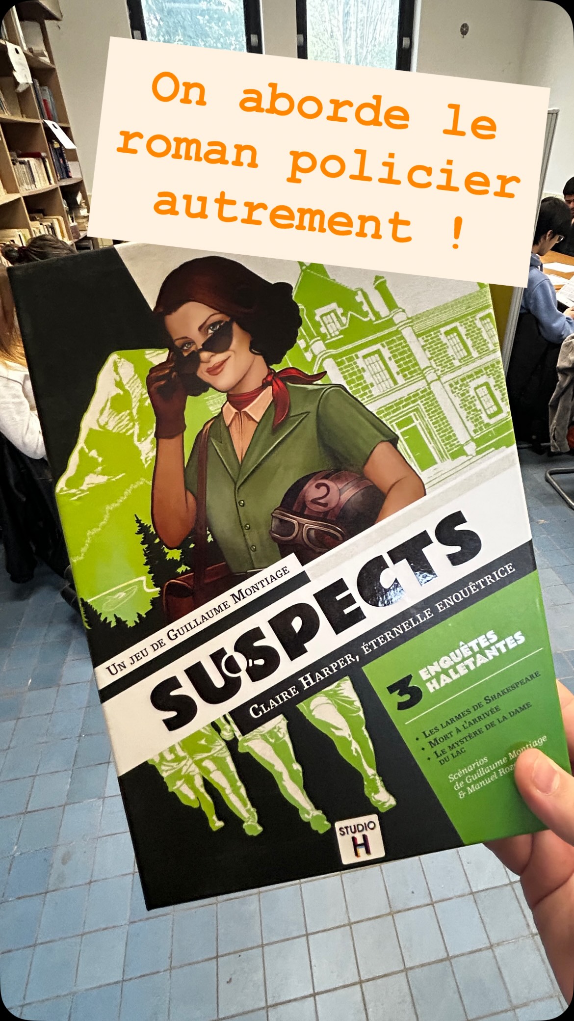 🎲 Un jeu de société à la place d’un roman. Vraiment ?
Deux de nos enseignants ont relevé le défi : utiliser Suspect en cours de français pour aborder le roman policier autrement. Les élèves ont enquêté, interrogé des suspects, croisé les indices et compris le genre en le vivant.
C’est ça, apprendre autrement. Et ça se passe ici. ✨
#pédagogie #enseignement #jeudesociété #roman #book