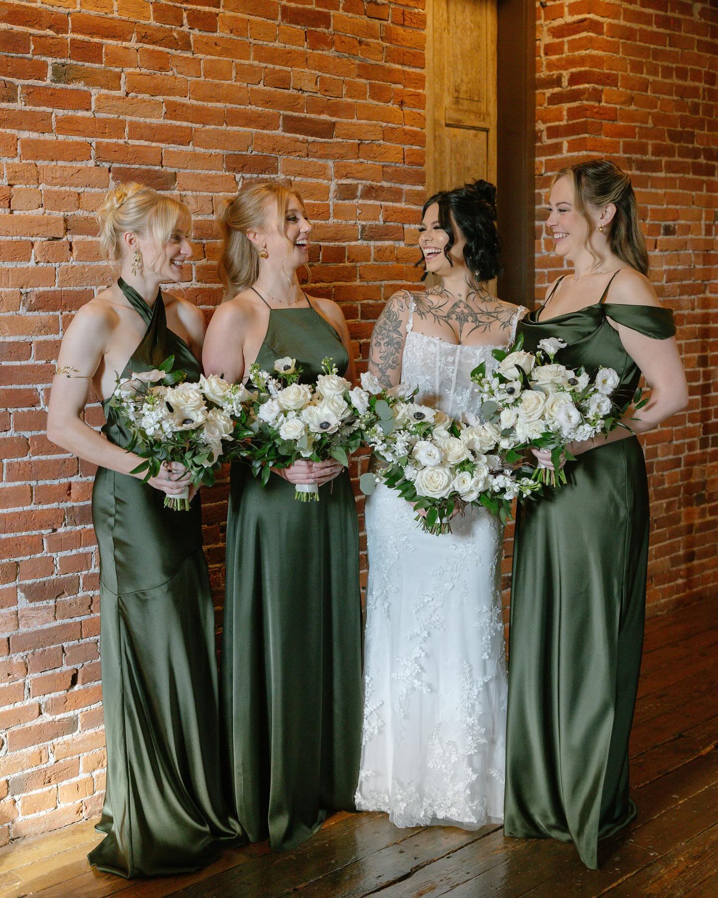 LUCKY🍀 to have amazing girlies by your side on your wedding day 🖤 The vibes on Aliyah & Klaus’ wedding day were INCREDIBLE from giggles in the morning through the last song of the night 🙌🏼
A&K’s Wedding Details:
Photographer: @kyliebriannephoto
Coordinator: @aalearayy with @thebookinghouse
Florist: @mossandvineeventdesign
DJ: @mmweddingspa
Hair: @mkupthebeautystudio
Caterer: @weddingsbyhess
Couple: @inked_and_anxious & @overappreciated_trex