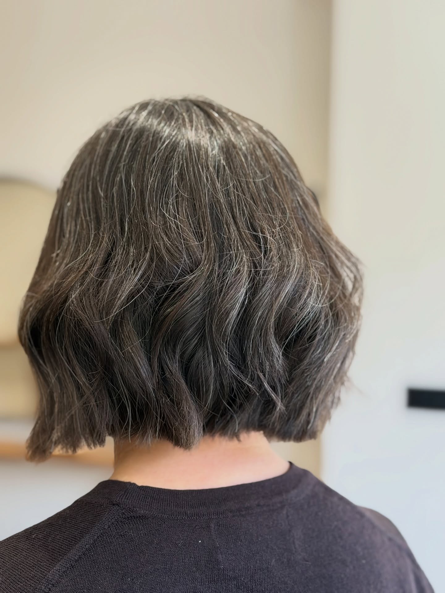 Beautiful textured bob 💚
Cut by @haircreation_bysian