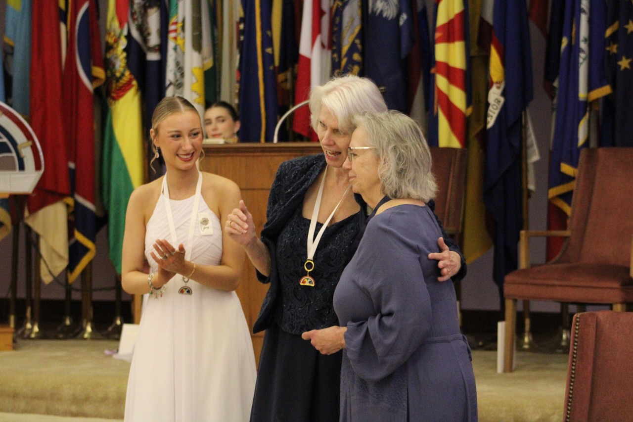 Congratulations to Mrs. Karen Askew on receiving her Grand Cross at our Supreme Temple Visit! Thank you for your love and service! 💙👏👏 #GrandCross #GrandCrossofColor #IORG #TXiorg #Oklahoma