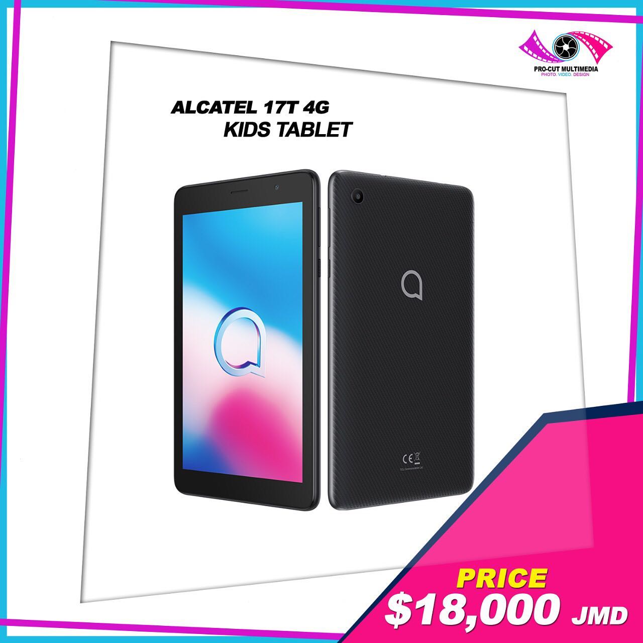 Alcatel 1T7 4G Tablet now in Stock. DM or call us to place your order. #gadgets #kidstablet #onlineschool ##alcatel1t7 #procutmultimedia #maypenclarendon